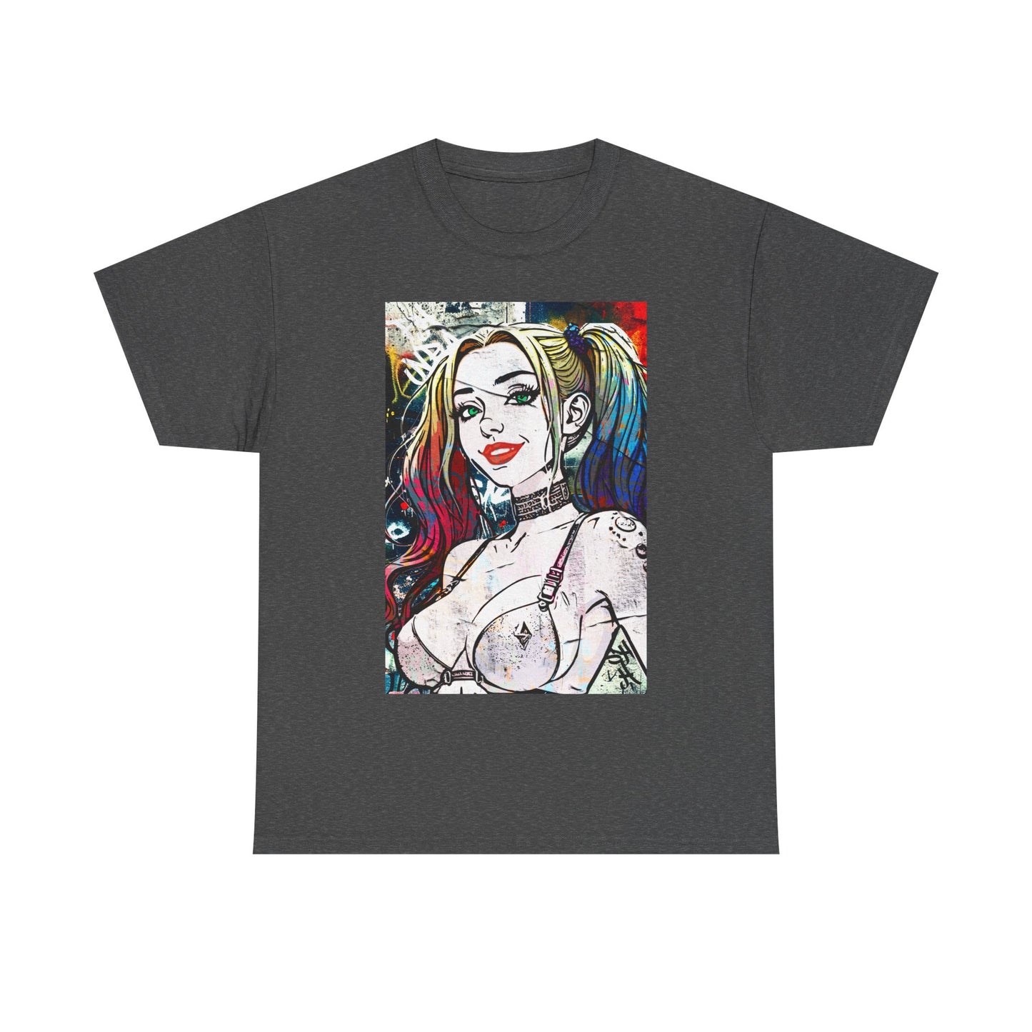 Rebel Radiance: Bold Beauty, Street Soul — Wear or Display Your Fierce, Fearless Expression - Harley-Inspired Graphic Tee, Streetwear T-Shirt, Edgy Casual Outfit, Gift for Comics Lovers, Art Inspired Apparel