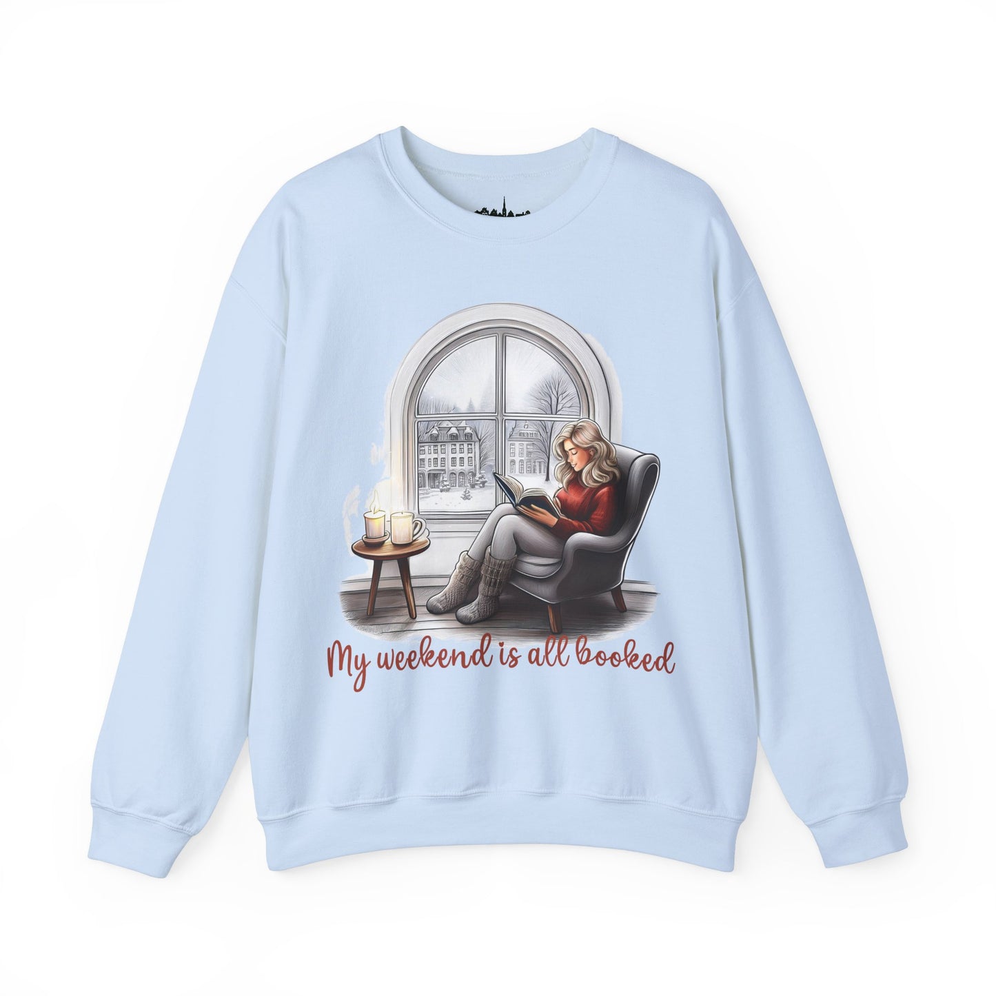 Bookworm Sweatshirt - My Weekend Is All Booked