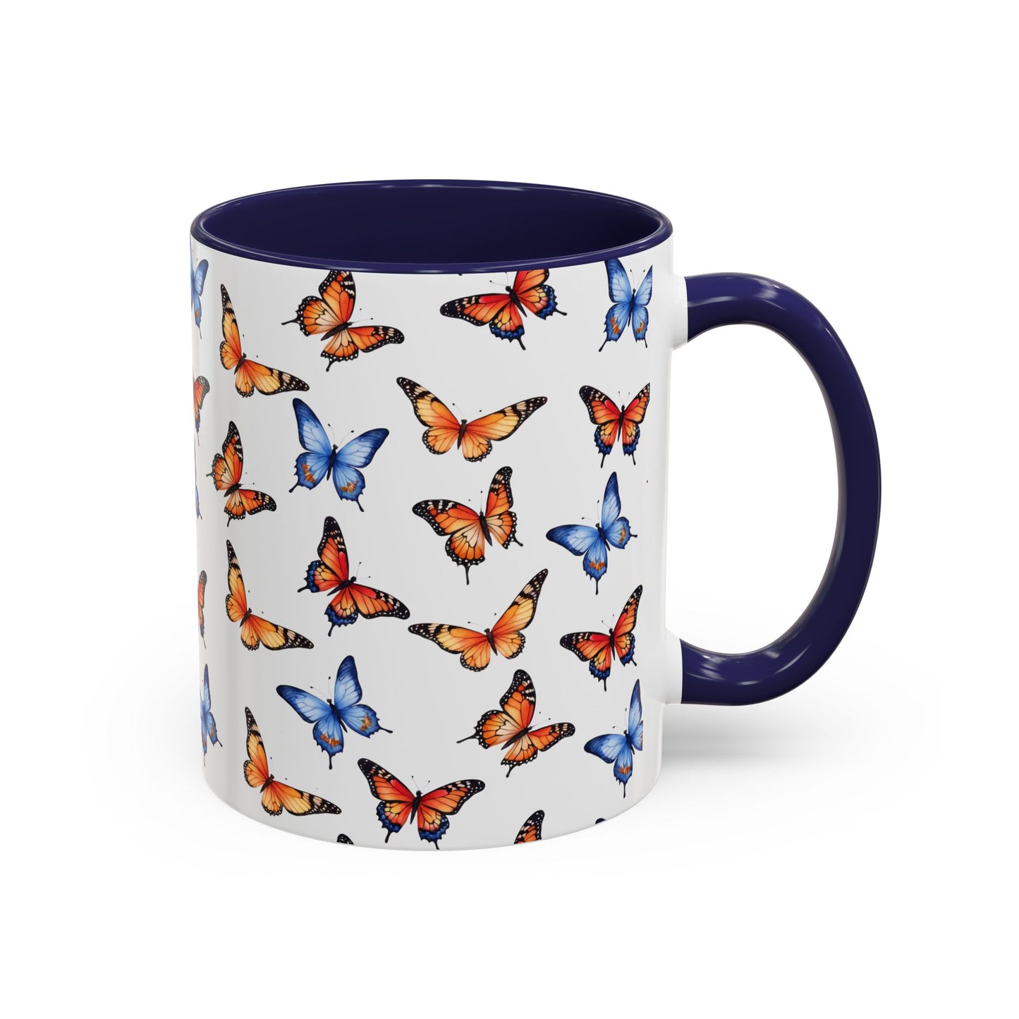 Coffee Mug: Butterfly Abstract Art Design