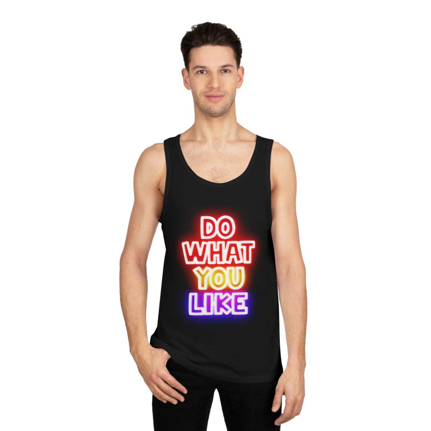 Vibrant Motivational Tank Top | Unisex Workout Tee, Casual Wear, Festival Outfit, Gift for Him/Her, Summer Essential