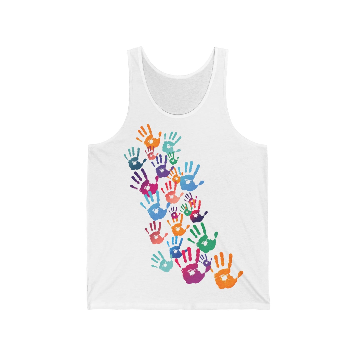 Colorful Handprints Tank Top