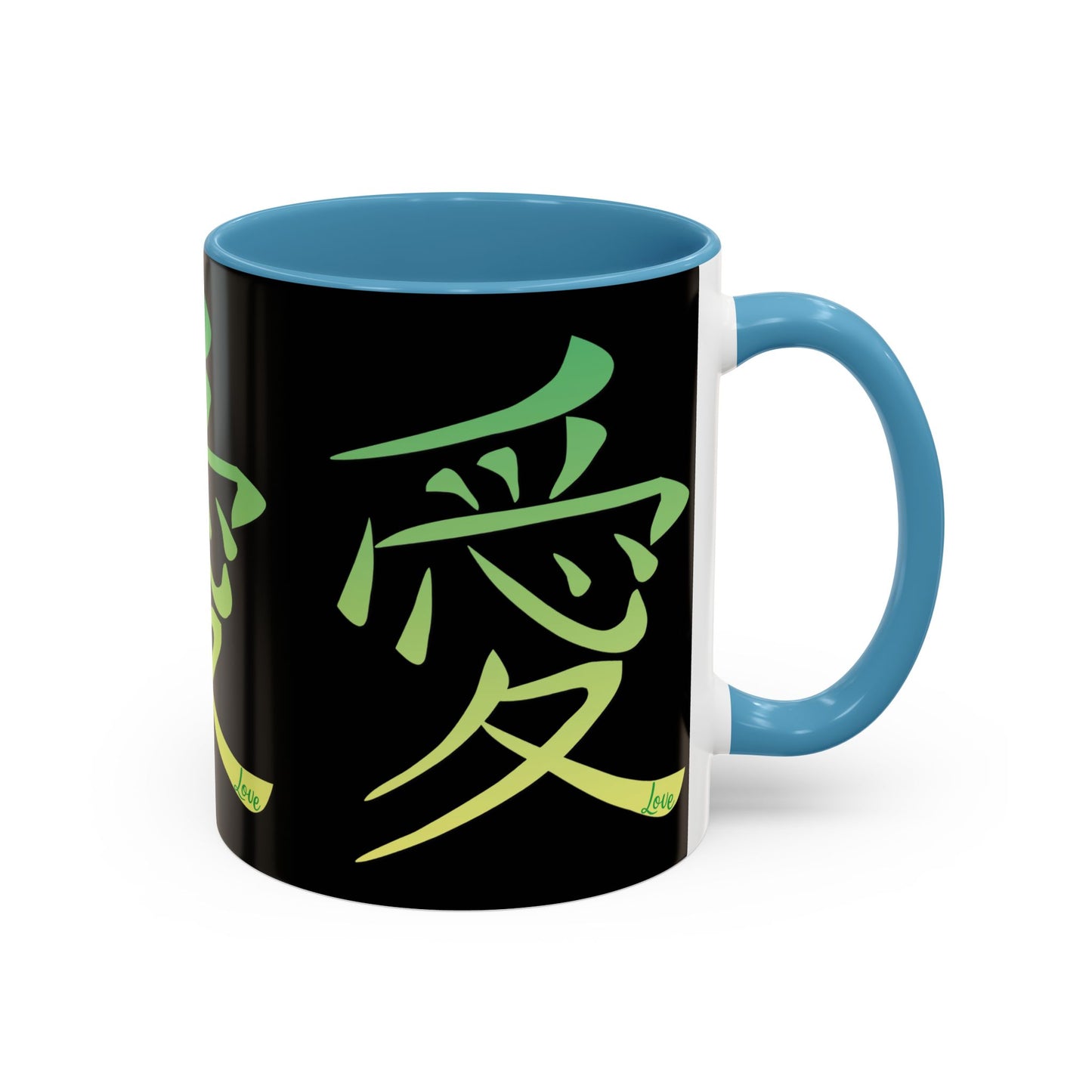 Kanji Love - Coffee Mug - Love for Valentines Day Gift Idea (11, 15oz)