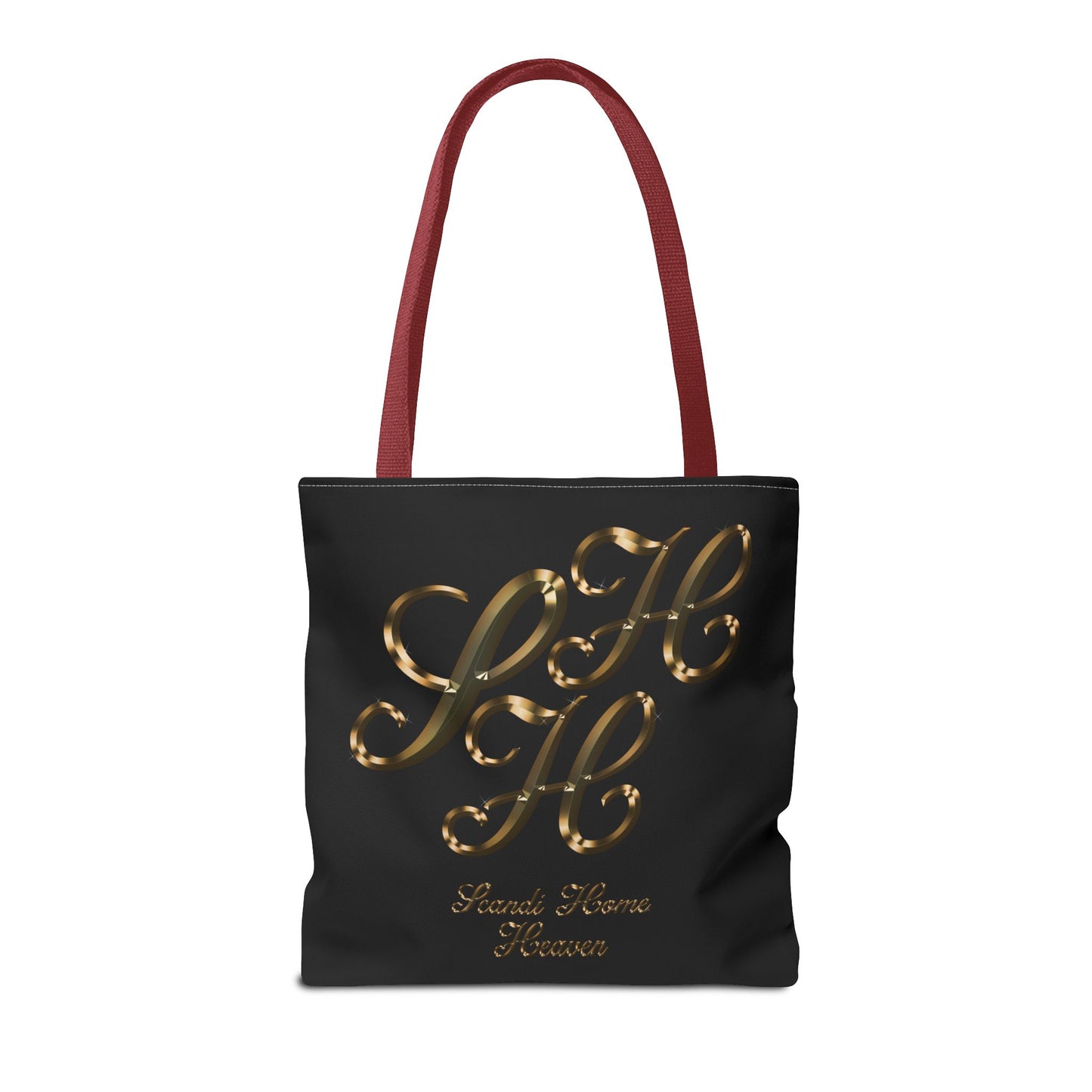 Tote Bag - Golden colored Scandi Home Heaven Designer Logo