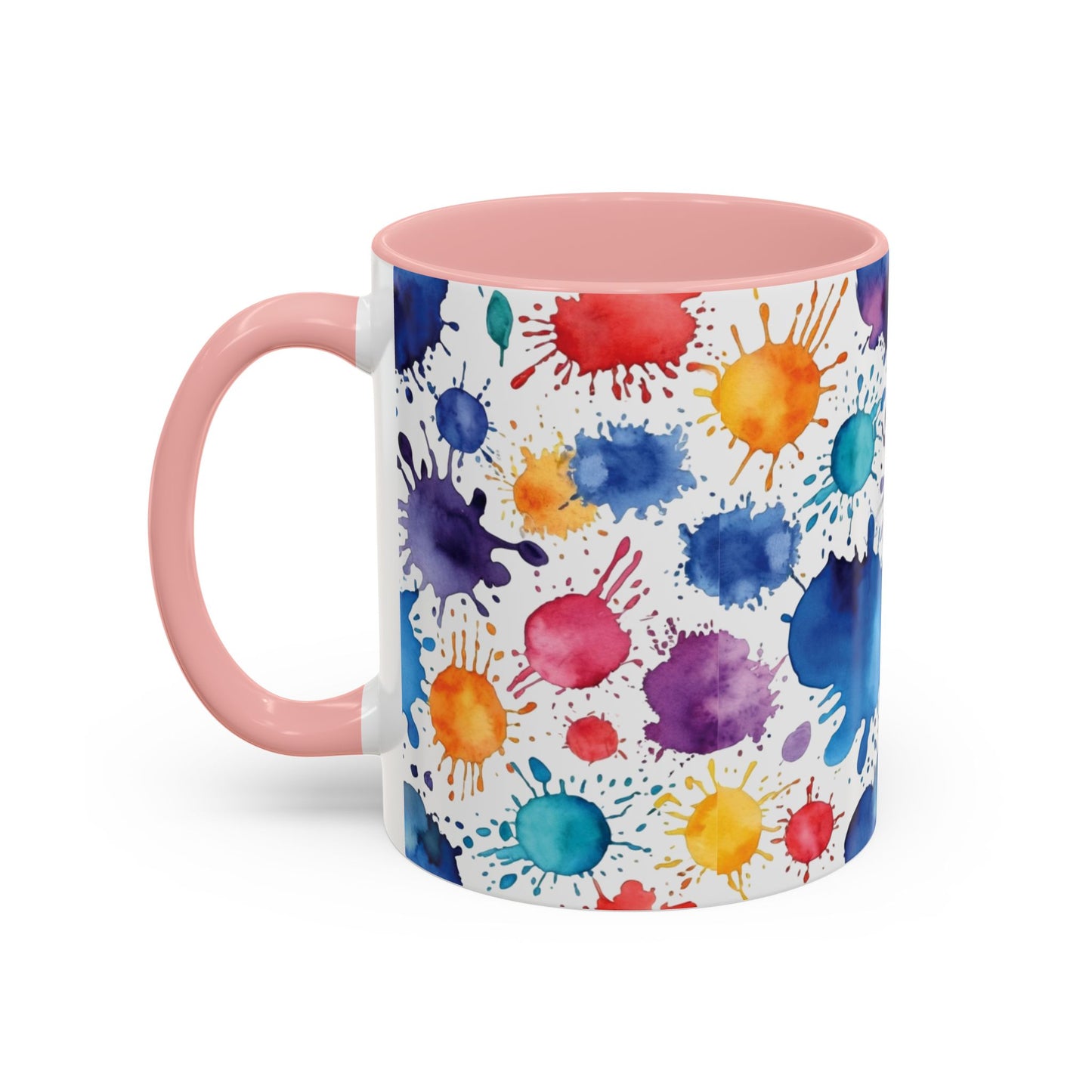 Coffee Mug: Splash Color Explosion Abstract Art Design
