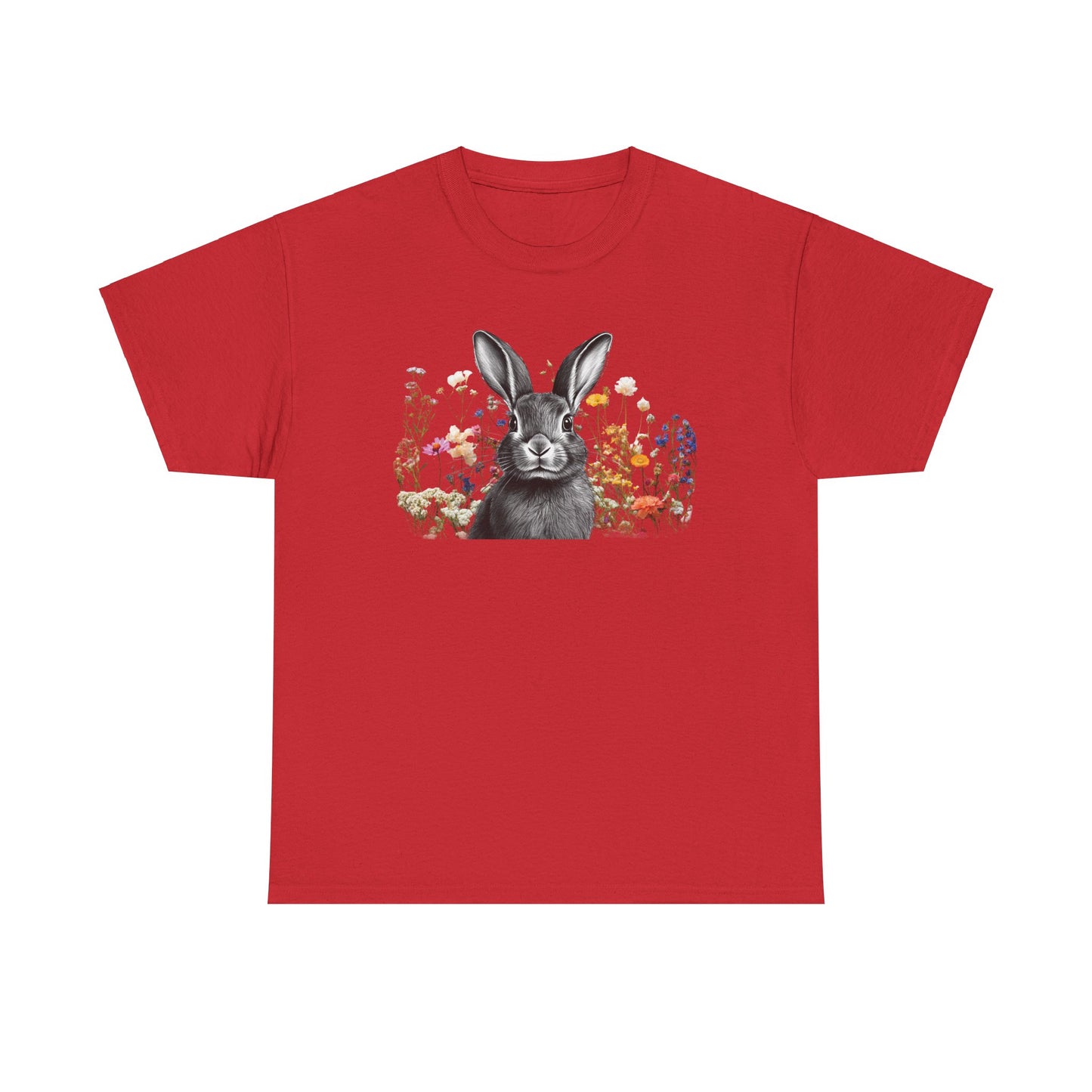 Easter - Unisex Tee - Easter Bunny in the Meadow