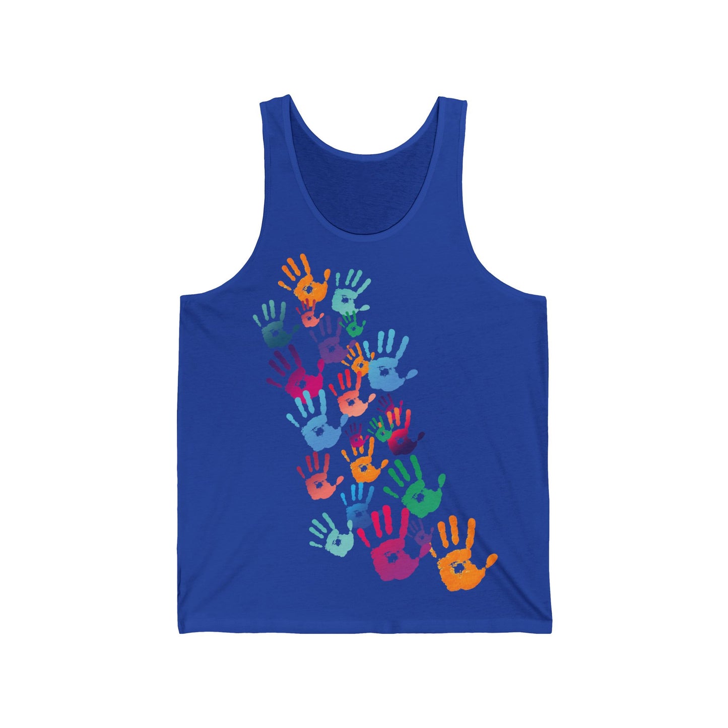 Colorful Handprints Tank Top