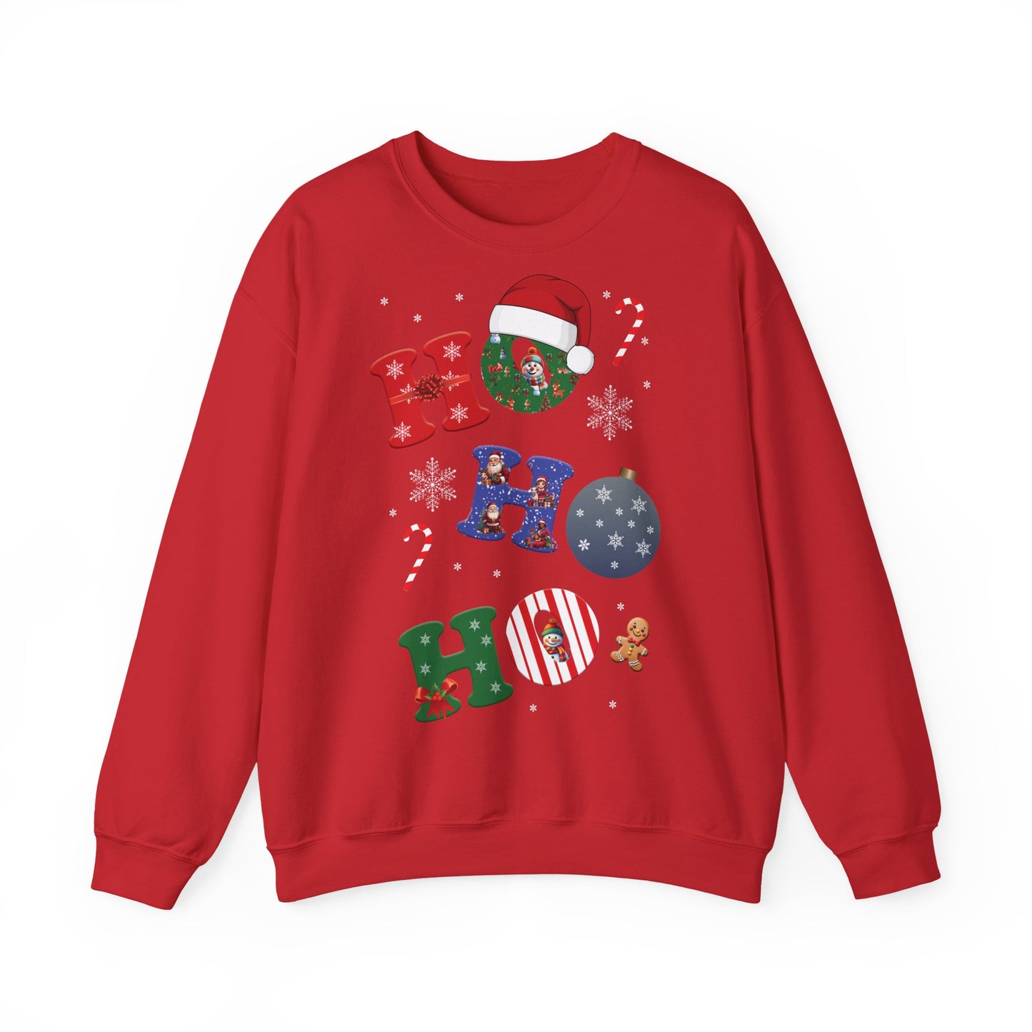 🎄Joy Stacked: A Tower of Holiday Cheer - Festive Crewneck Sweatshirt with Holiday Cheer, Cozy Winter Sweater, Christmas Gift, Unisex Holiday Apparel, Comfortable Loungewear