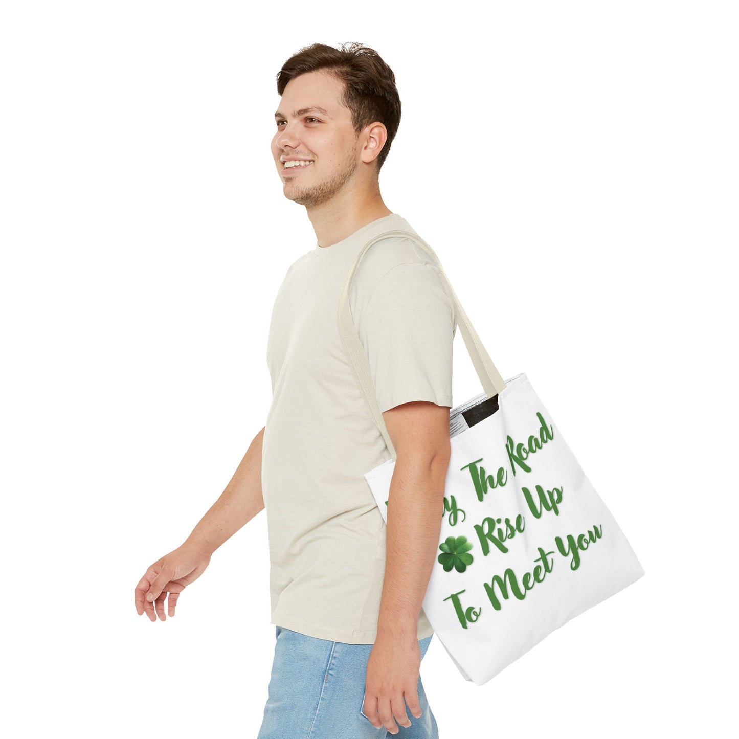 St. Patrick's Day Tote Bag - May the Road Rise Up to Meet You 2
