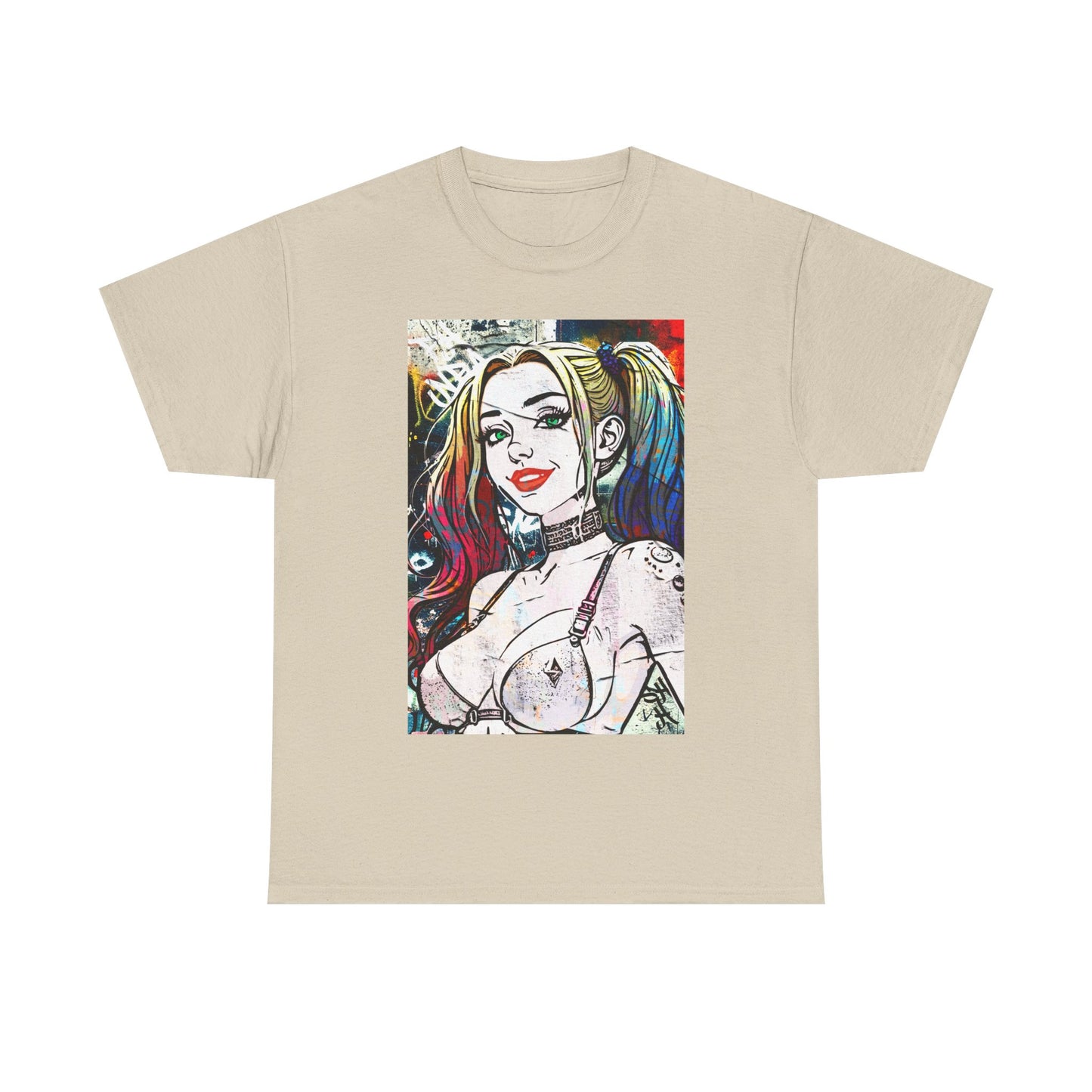 Rebel Radiance: Bold Beauty, Street Soul — Wear or Display Your Fierce, Fearless Expression - Harley-Inspired Graphic Tee, Streetwear T-Shirt, Edgy Casual Outfit, Gift for Comics Lovers, Art Inspired Apparel