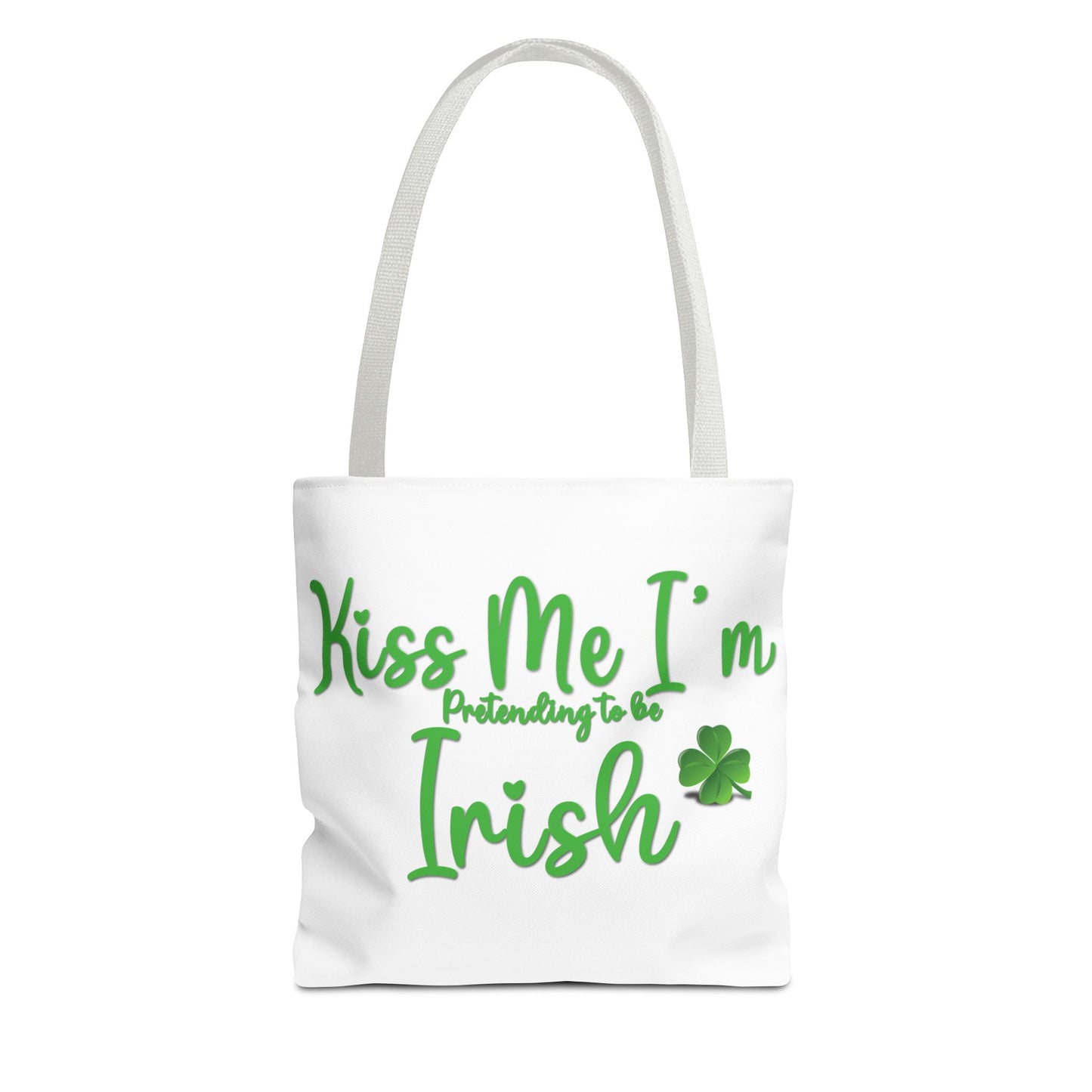 St. Patrick's Day Tote Bag - Kiss Me, I'm Pretending to Be Irish 2