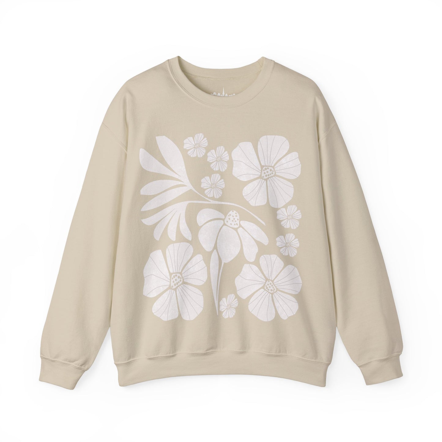 Boho Flower Crewneck Sweatshirt