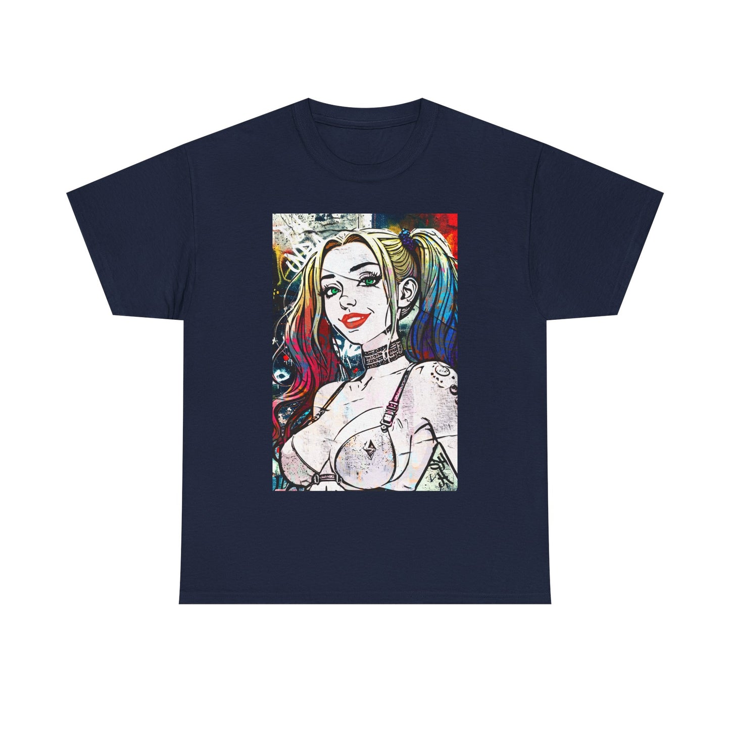 Rebel Radiance: Bold Beauty, Street Soul — Wear or Display Your Fierce, Fearless Expression - Harley-Inspired Graphic Tee, Streetwear T-Shirt, Edgy Casual Outfit, Gift for Comics Lovers, Art Inspired Apparel