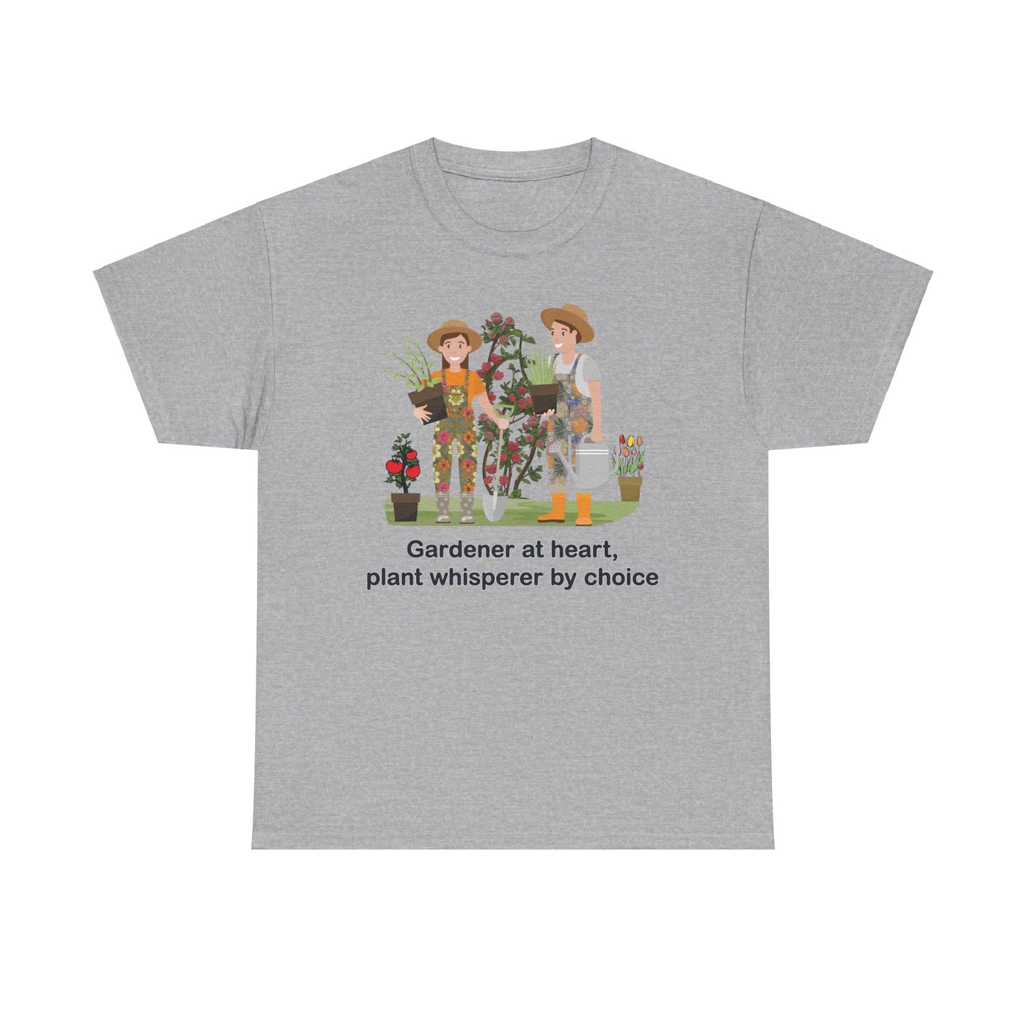 Plant Lover Tee - Gardener at heart, plant whisperer by choice