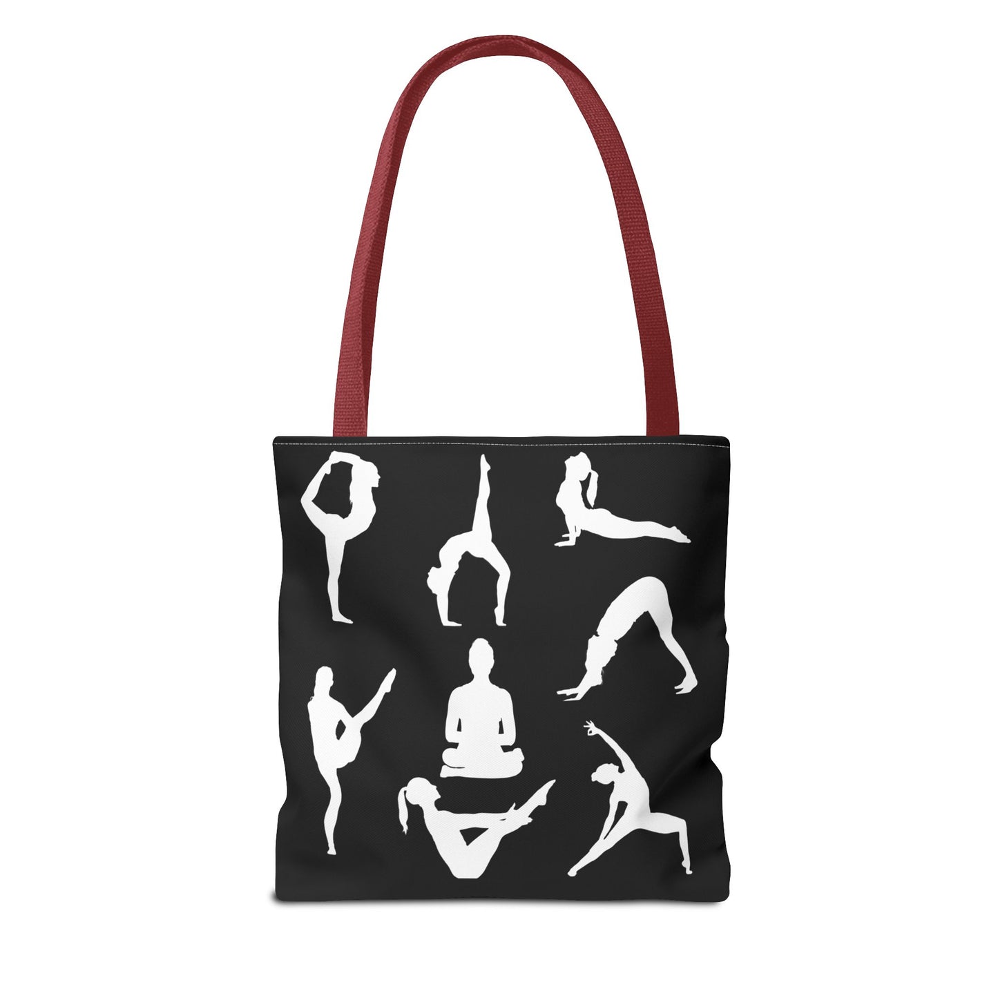 Yoga Tote Bag featuring YOGA Poses