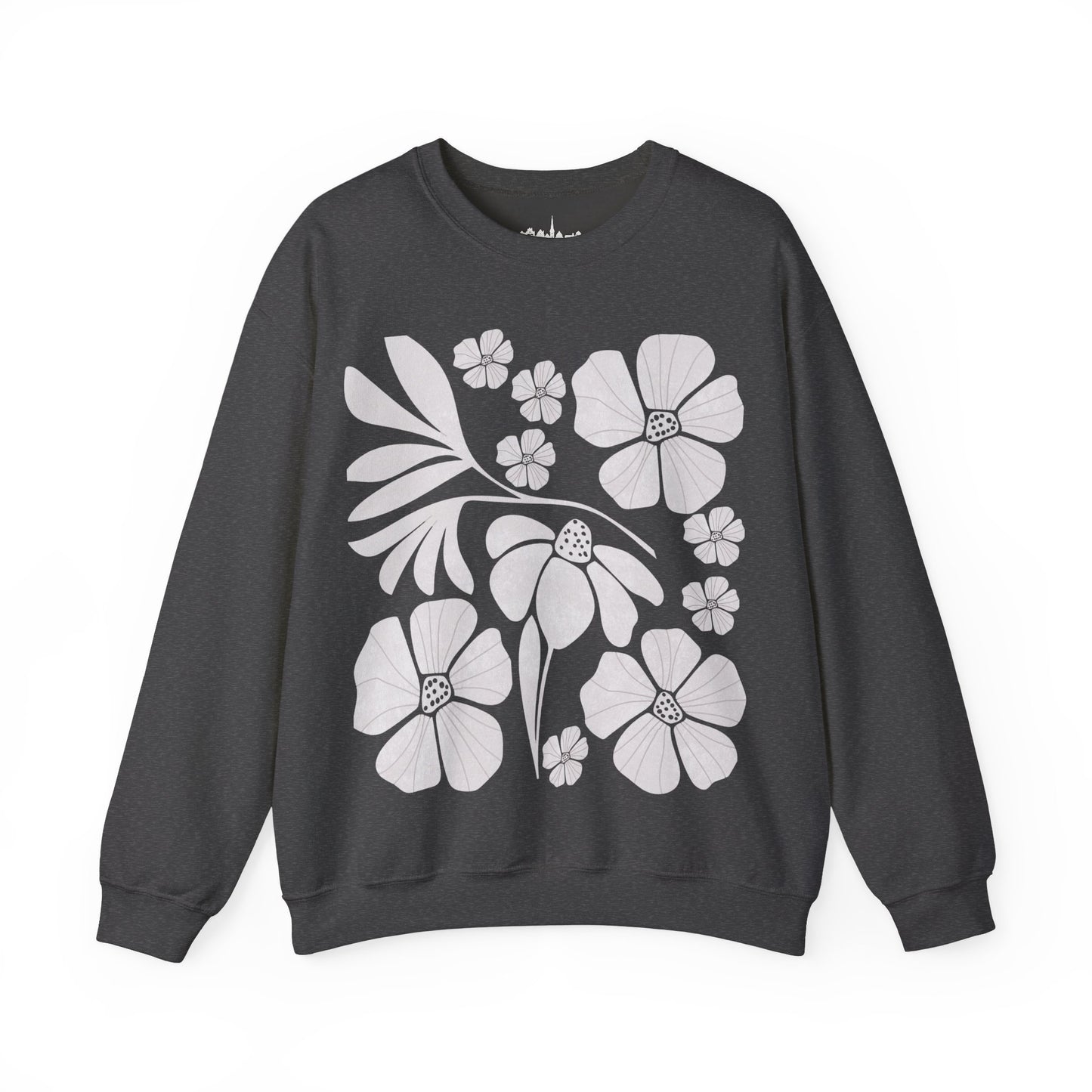 Boho Flower Crewneck Sweatshirt