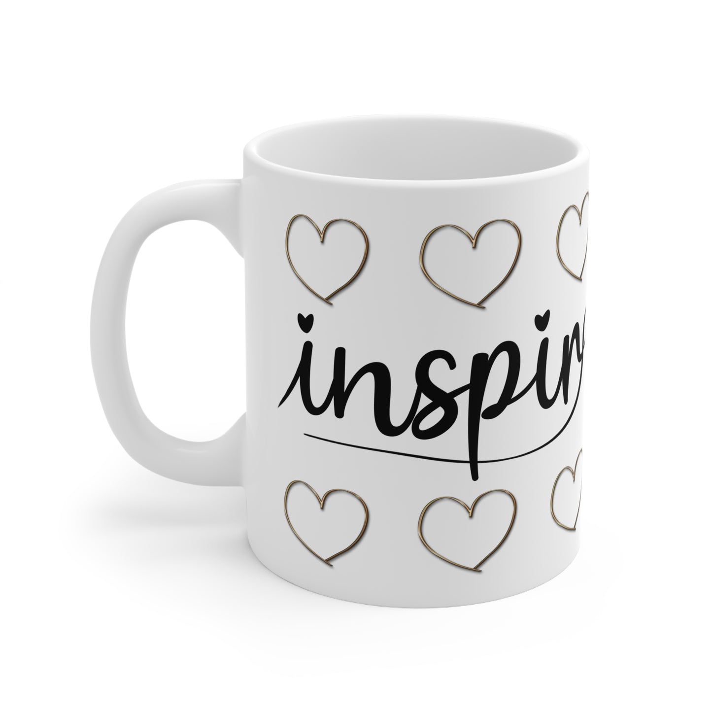 " Inspire" Inspirational Ceramic Coffee Cups - Motivational Mug 11oz & 15oz