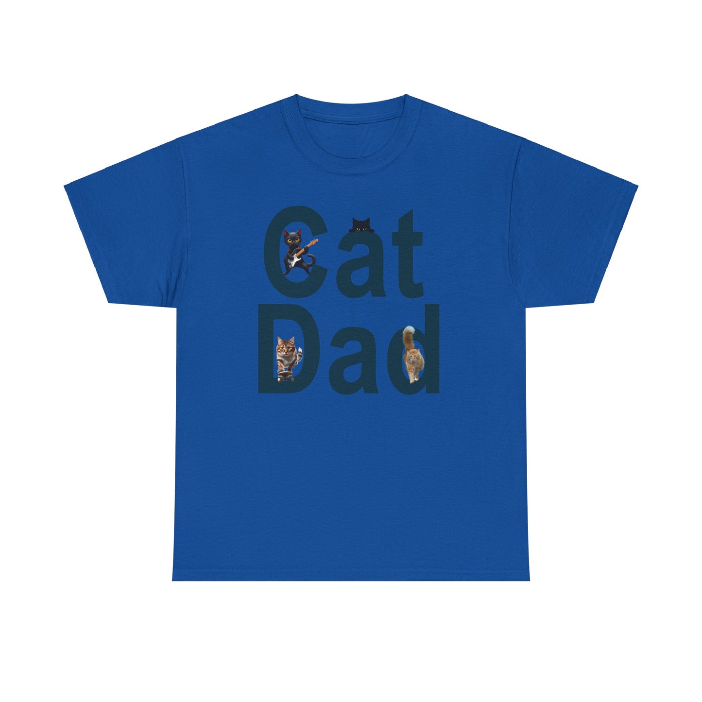 Cat Lover T-Shirt - Cat Dad Life: Purrfection in Progress ๐พ.