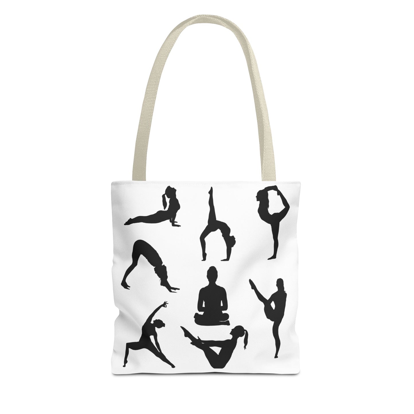Yoga Tote Bag featuring YOGA Poses