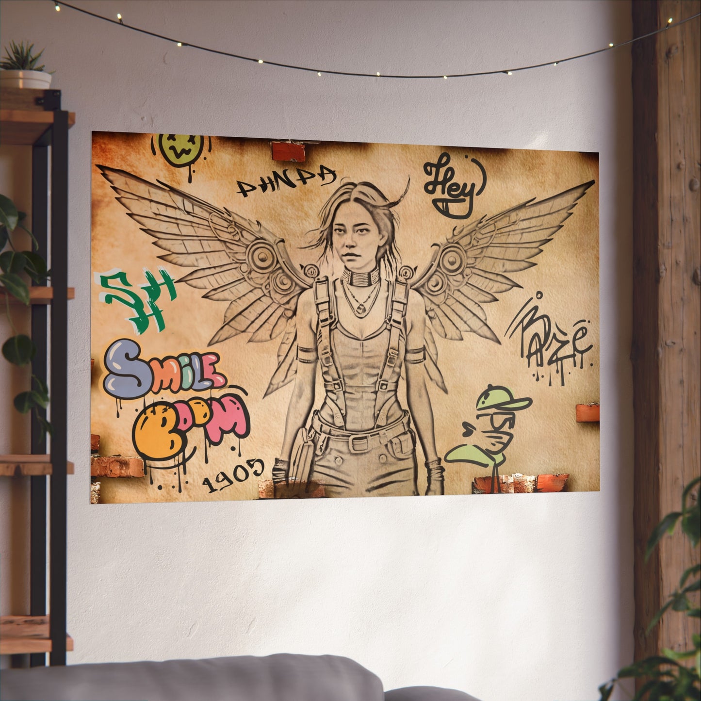 Urban Art Print, Inspirational Wall Decor, Graffiti Poster, Home Decor, Unique Gift for Art Lovers