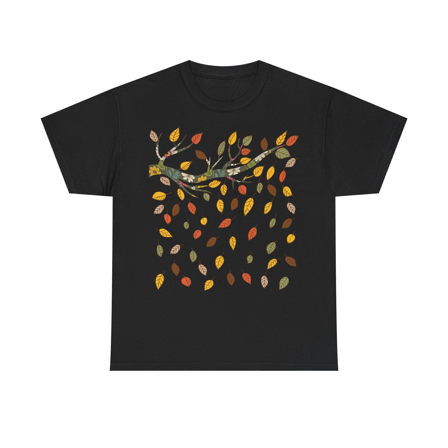 Fall Leaves Unisex Heavy Cotton Tee