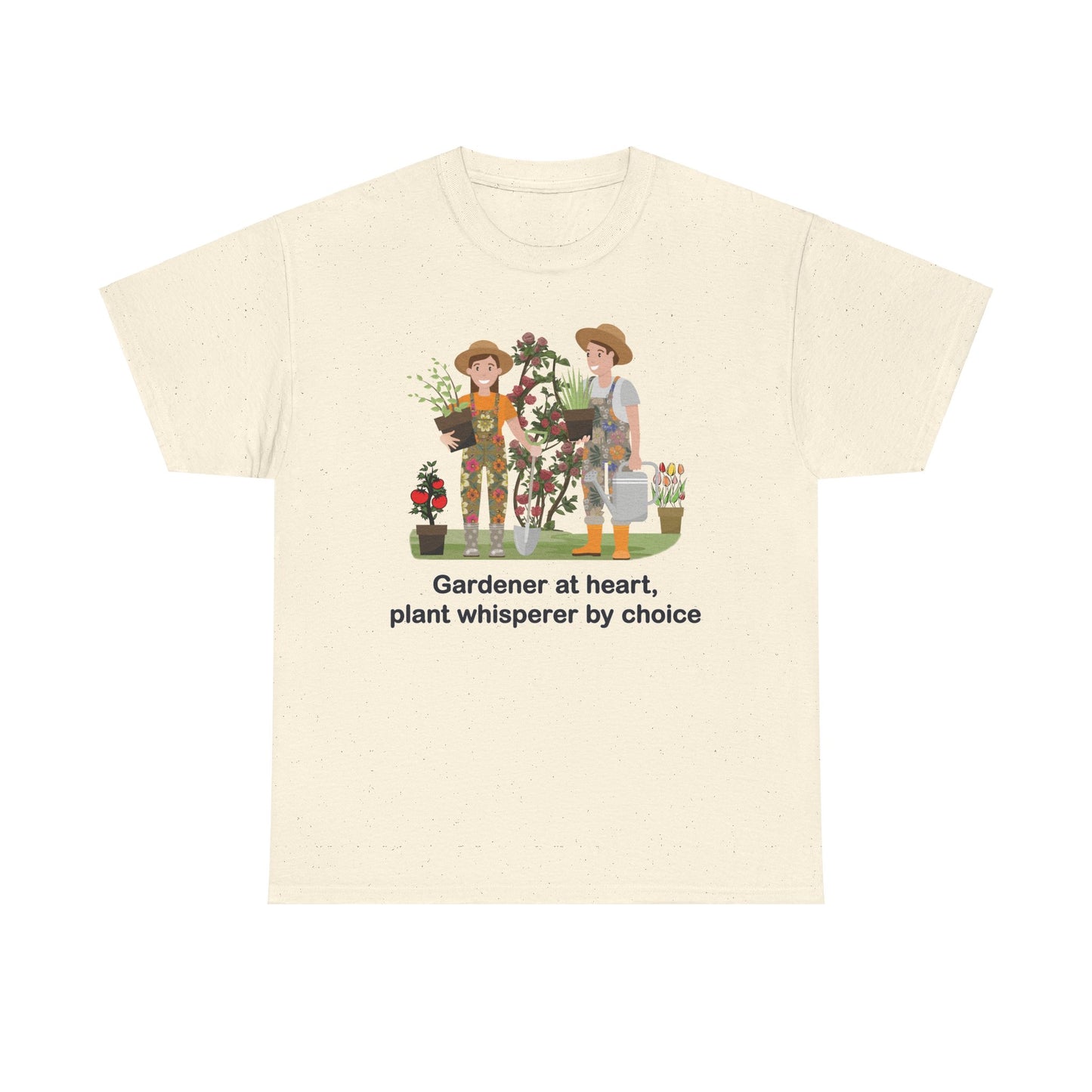 Plant Lover Tee - Gardener at heart, plant whisperer by choice