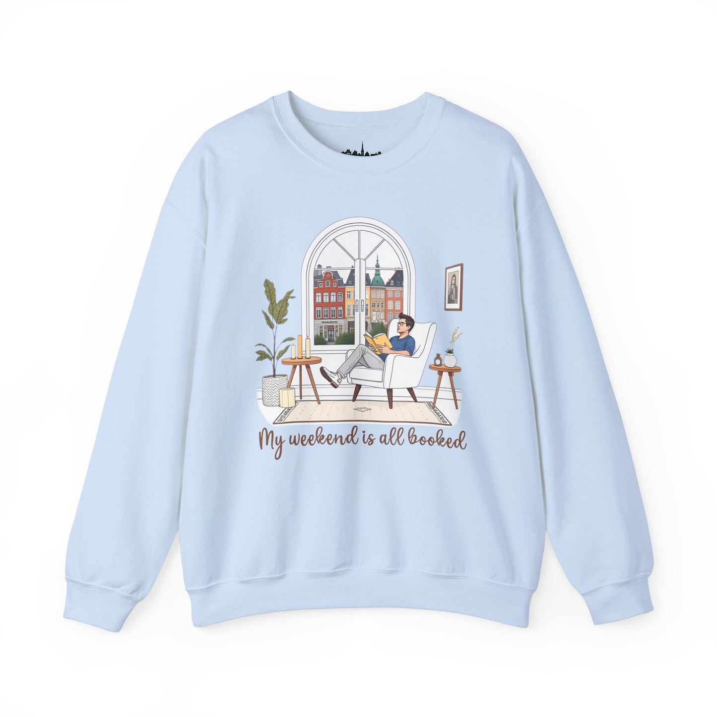 Bookworm Sweatshirt - My Weekend Is All Booked