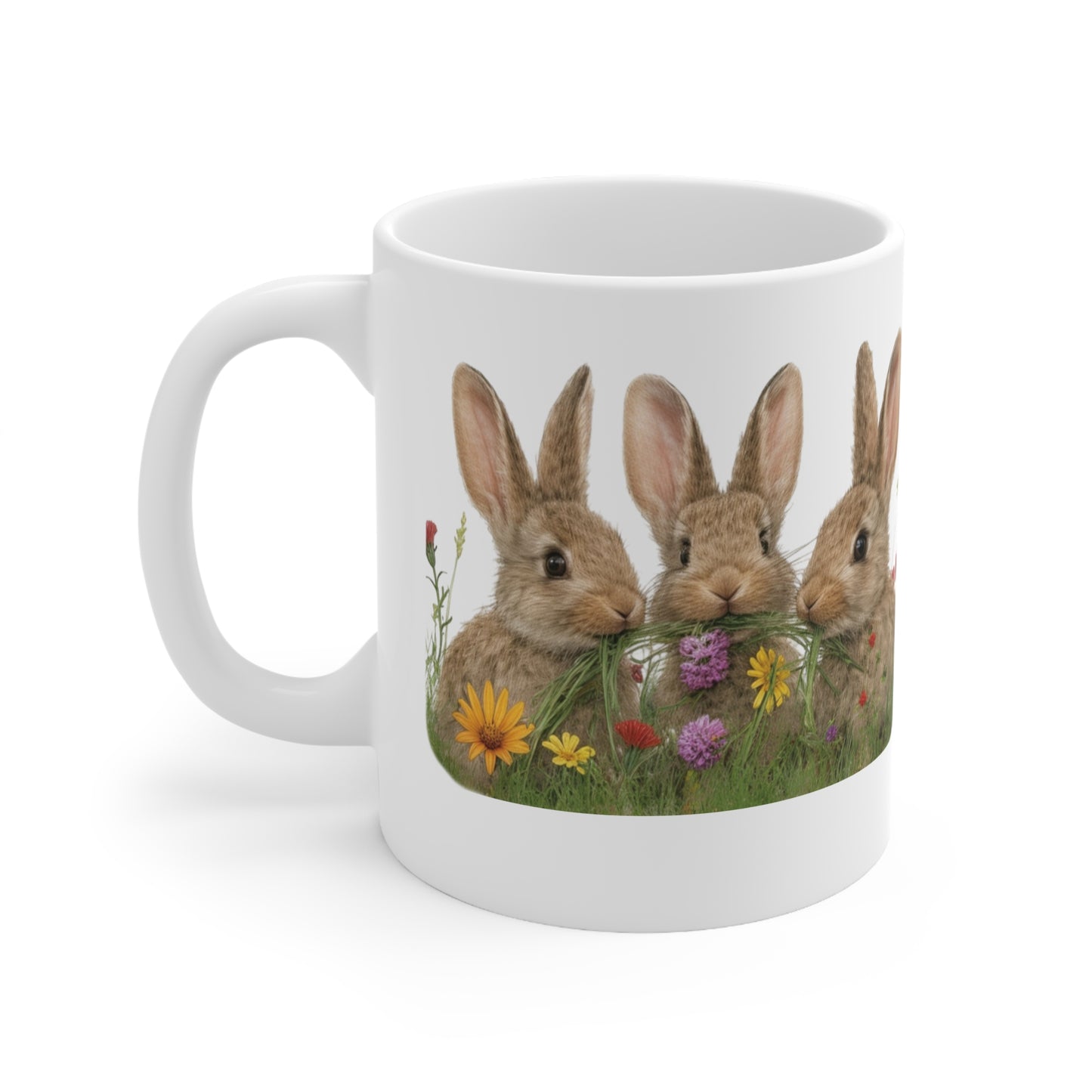 Mug - Happy Bunny Easter Ceramic Coffee Cup 11oz/15oz