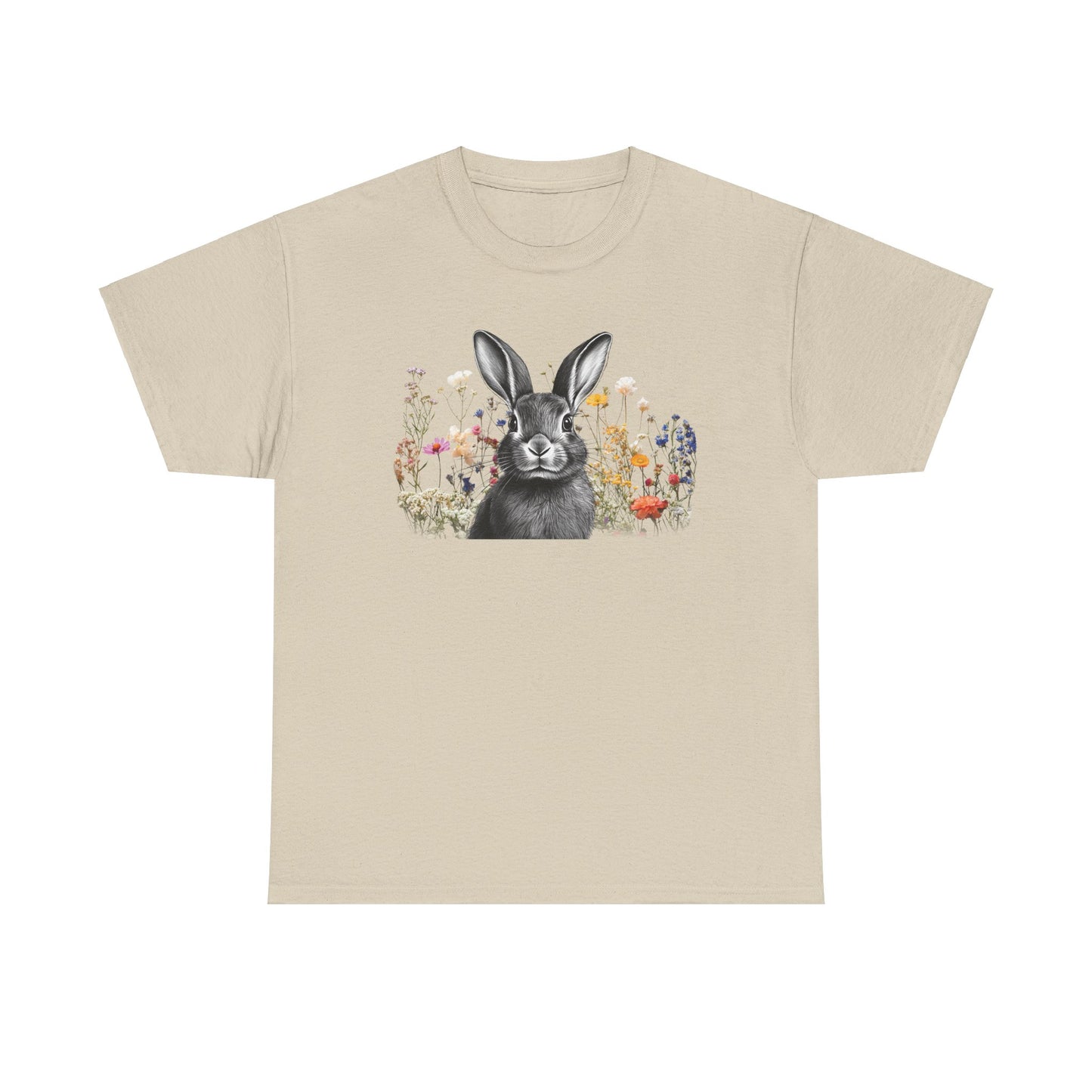 Easter - Unisex Tee - Easter Bunny in the Meadow
