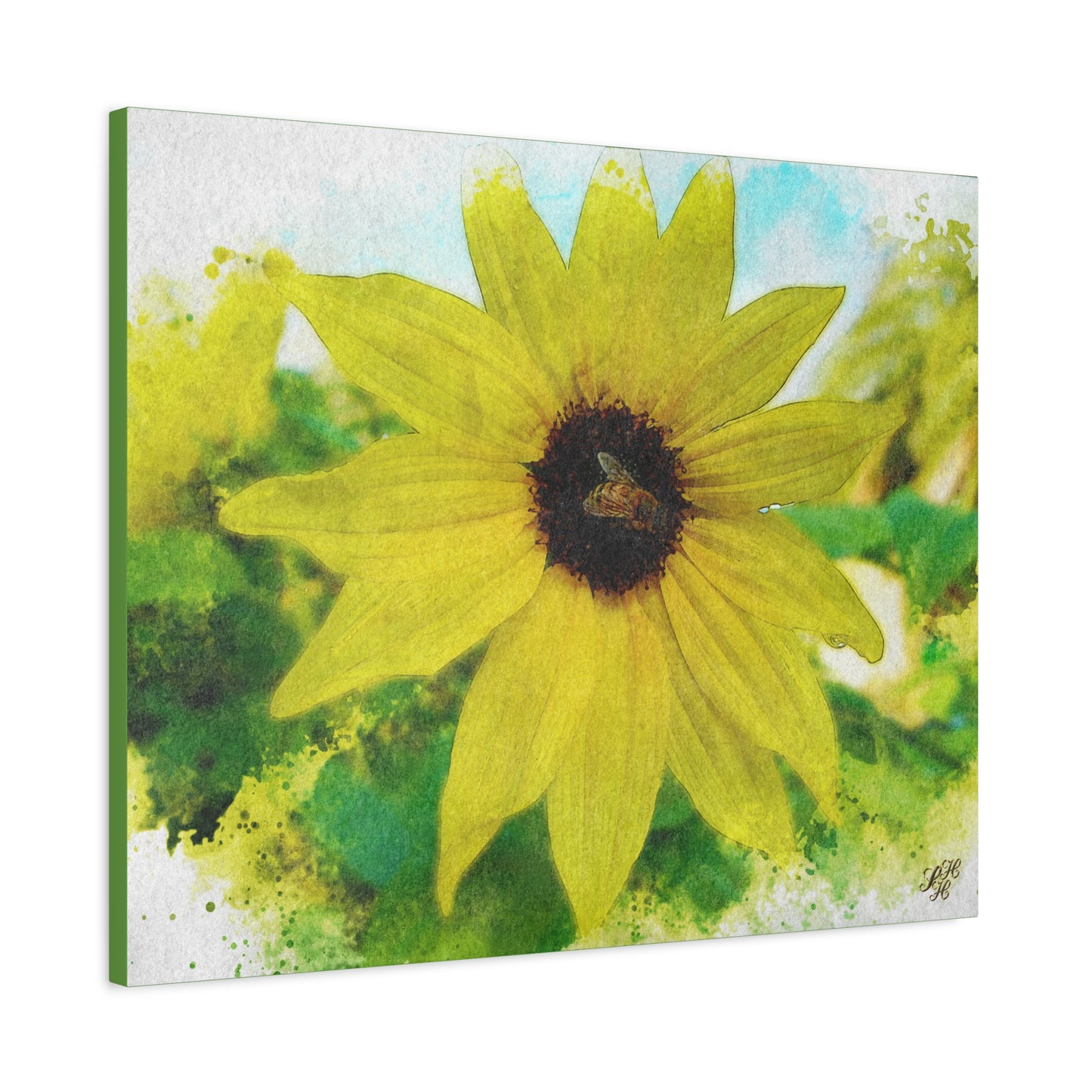 Vibrant Sunflower Canvas Wall Art