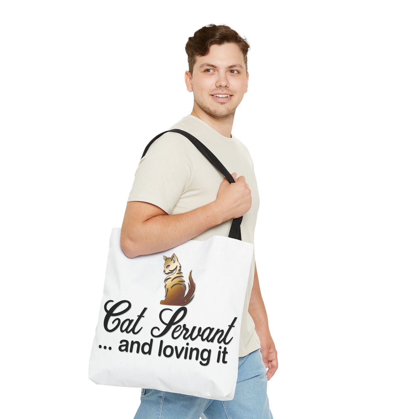 Cat Servant... and loving it - Tote Bag - Perfect Gift for Cat Lovers