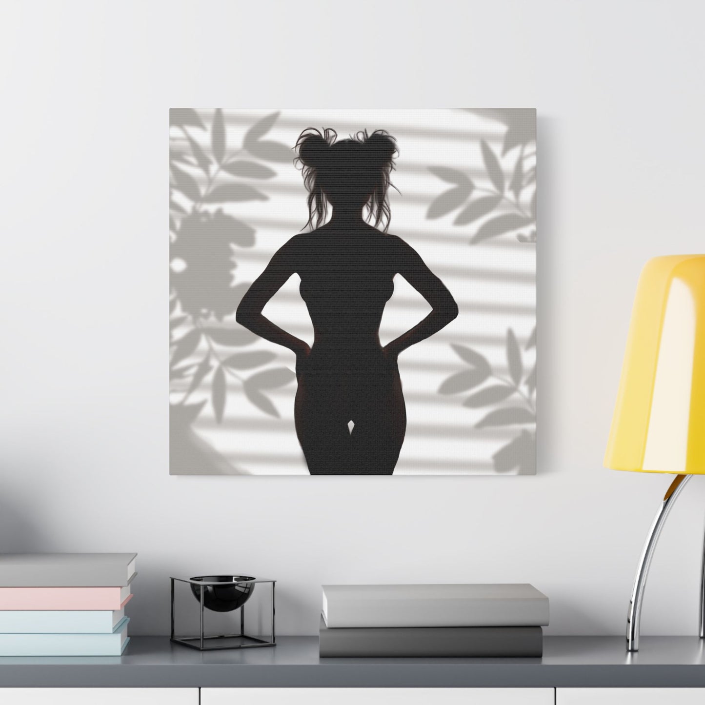 "Roxie" Confident Woman - Empowerment Wall Decor - Silhouette Poster - Elegant Abstract Canvas Art, Home Decor, Minimalist Wall Art, Modern Art, Bedroom Aesthetic, Gift for Art Lovers