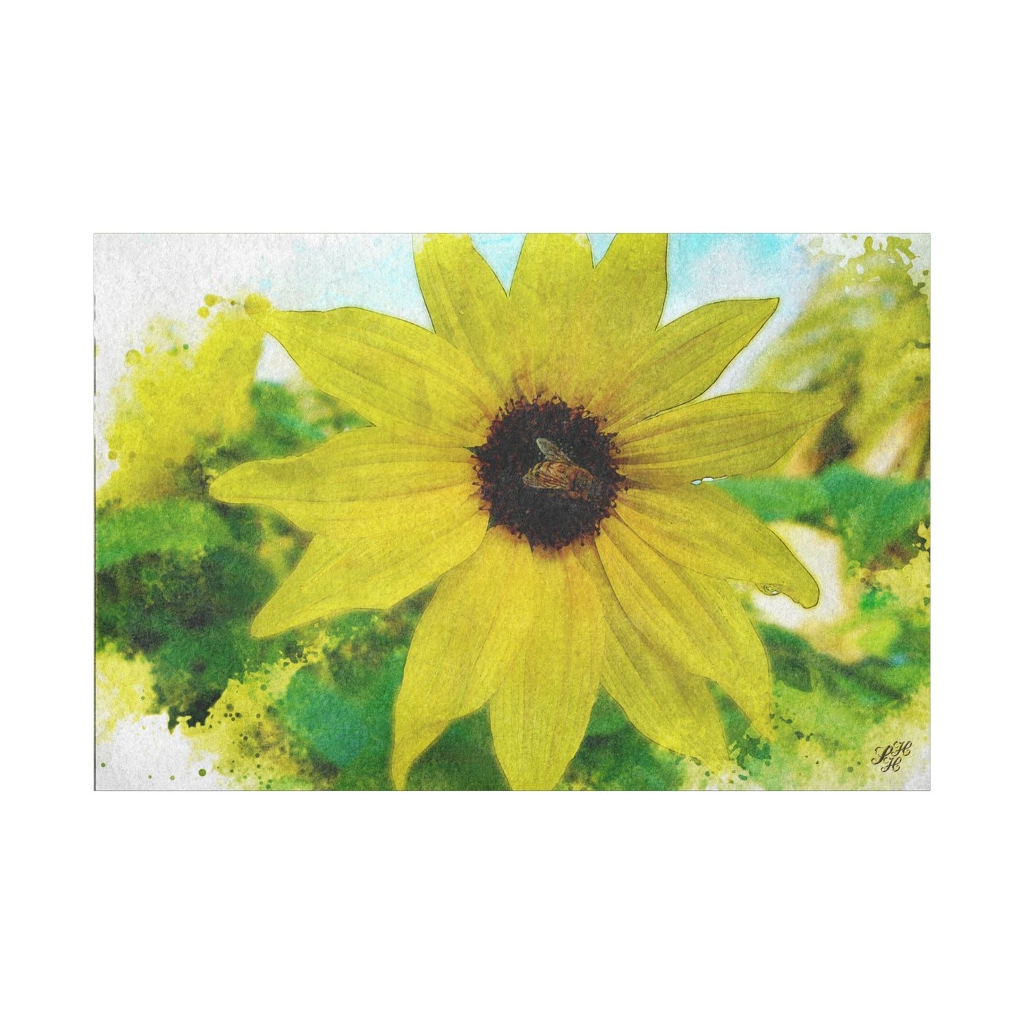 Vibrant Sunflower Canvas Wall Art