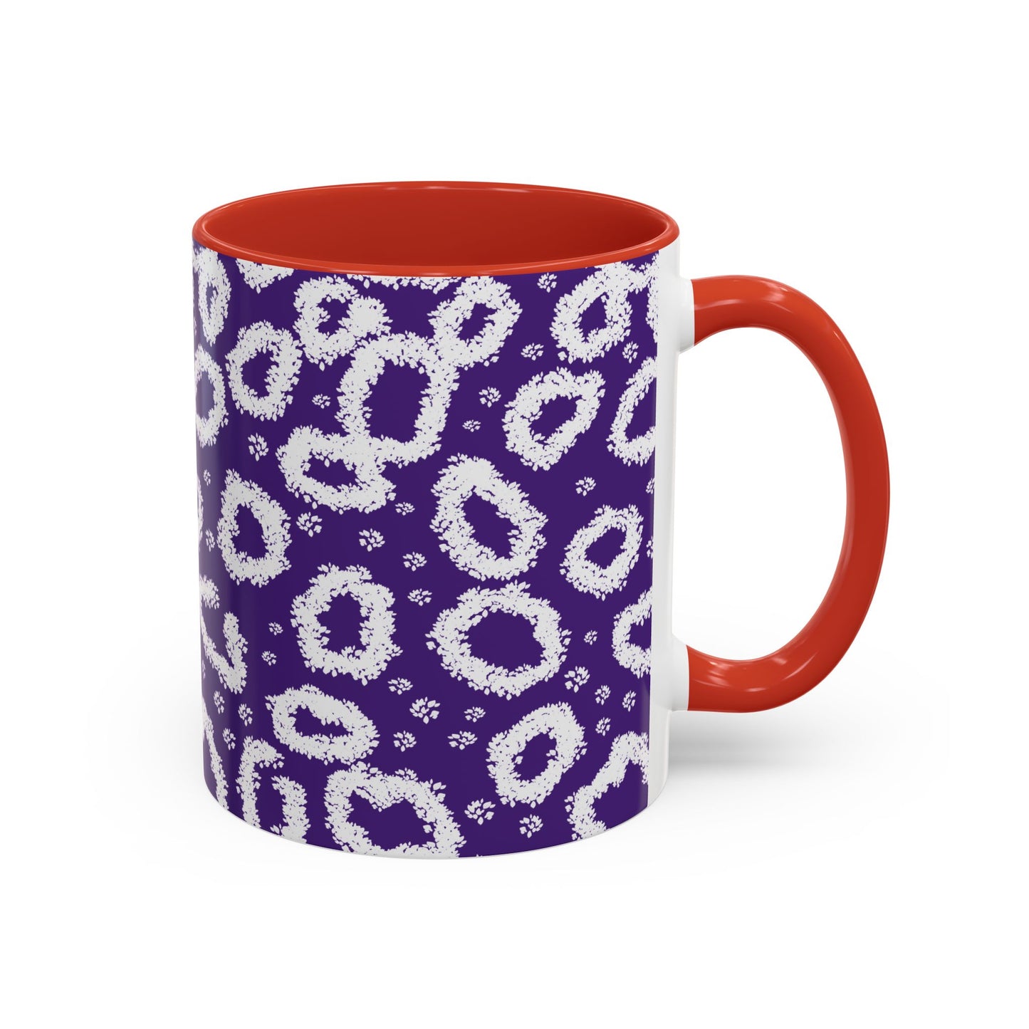 Trendy Purple Leopard Print Coffee Mug - 11 & 15oz