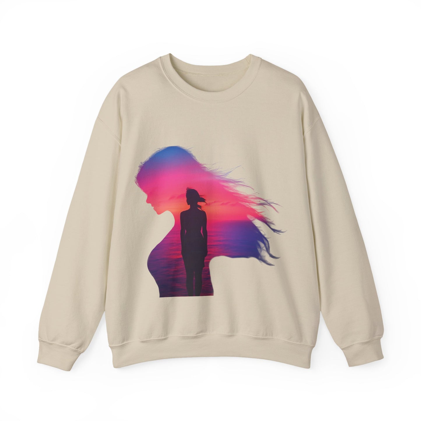 Radiate Boldly β Sunset Spirit in Every Sip and Step π
π« - Silhouette Sunset Crewneck Sweatshirt | Cozy Unisex Top for Relaxing Days, Gifts for Her, Autumn Fashion