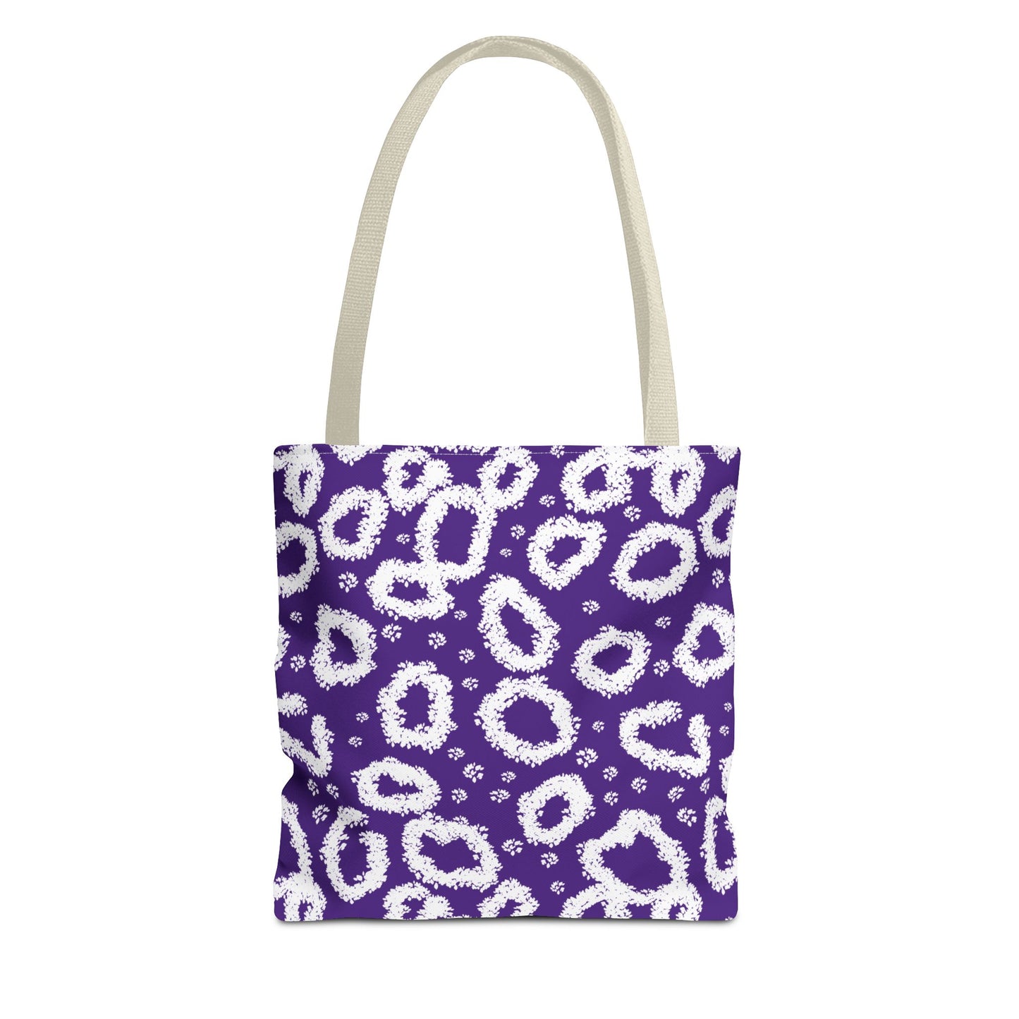 Purple Leopard Print Tote Bag - Stylish & Versatile for Everyday Use