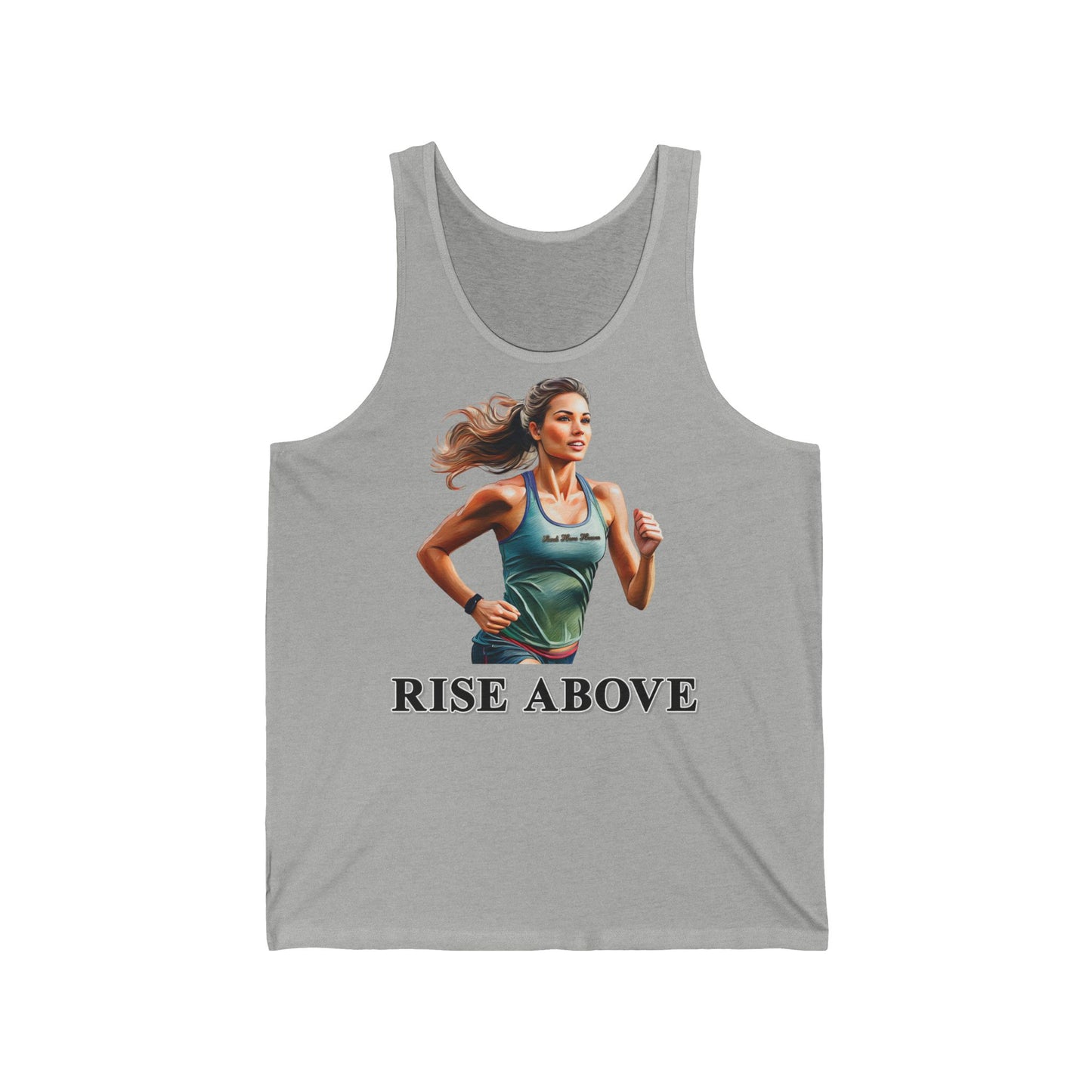 Motivational Tank Top - 'Rise Above' Design