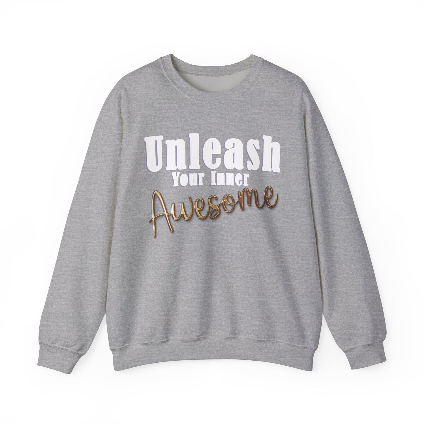 Unisex Heavy Blend™ Crewneck Sweatshirt - Unleash Your Inner Awesome