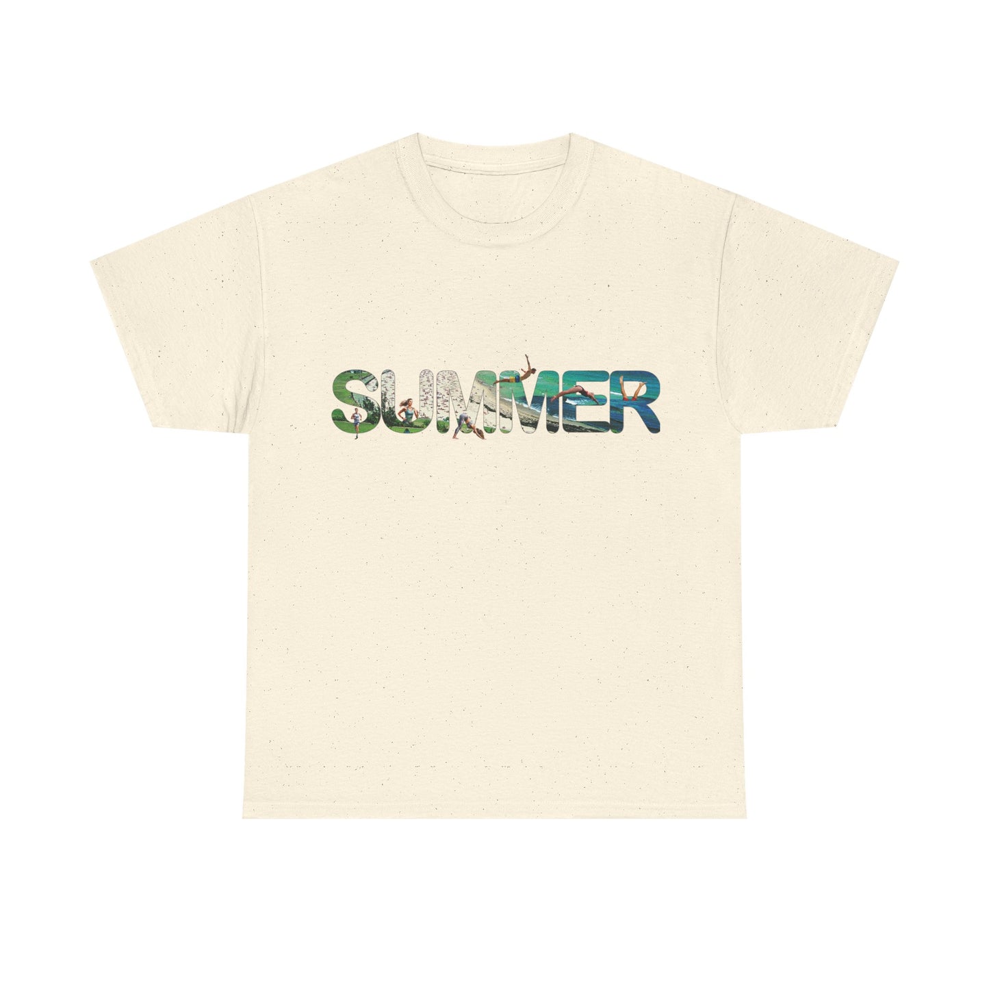 Summer Vibes Unisex Heavy Cotton Tee - Relaxed Fit, Perfect for Warm Days