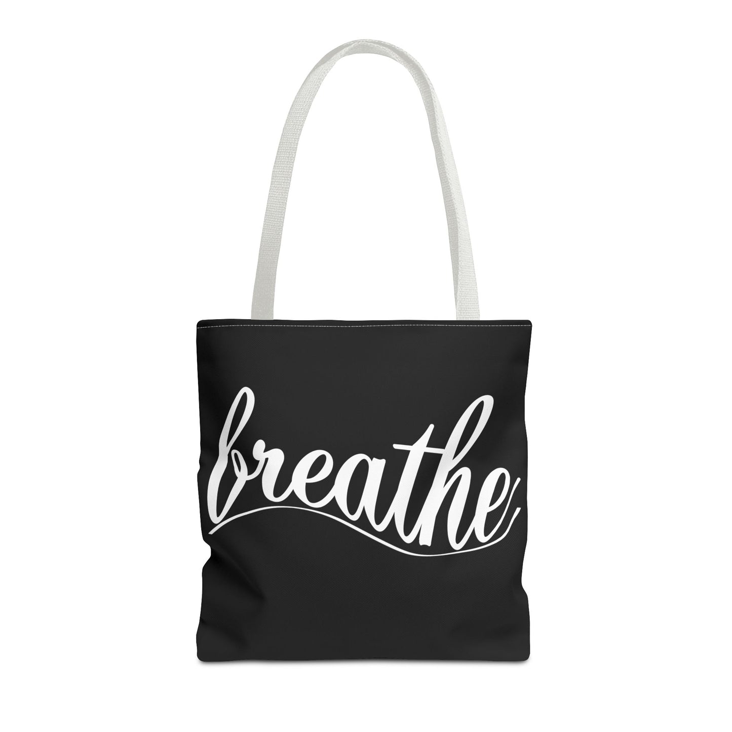 Inspirational 'Breathe' Tote Bag - Motivational Everyday Carry