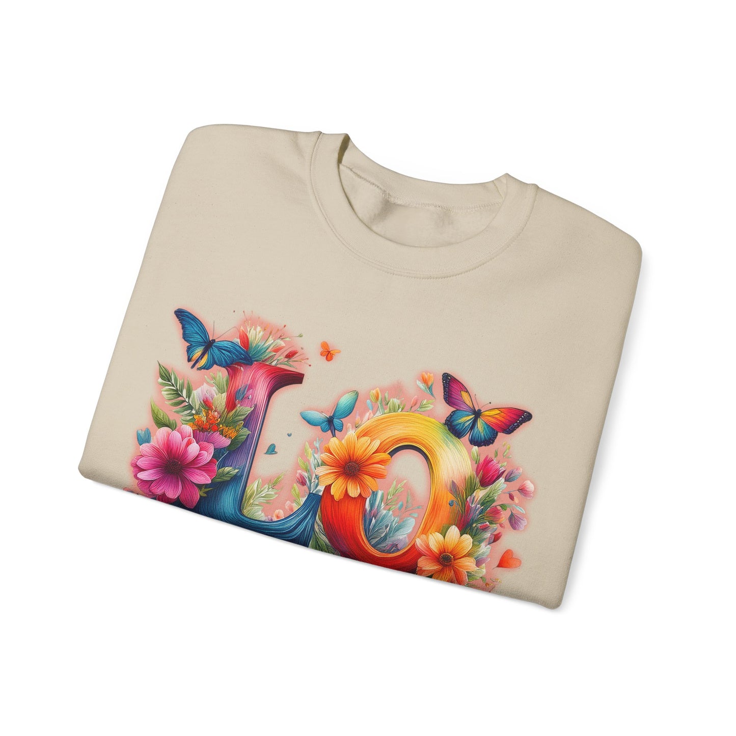 Blooming Love Design 2 - Unisex Sweatshirt for Valentines Day