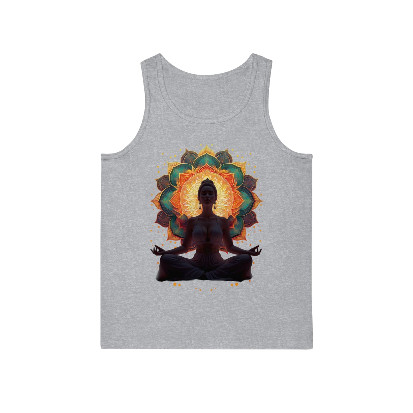 Meditation Goddess Unisex Tank Top | Yoga Wear, Zen Apparel, Spiritual Gift, Summer Outfit, Mindfulness Clothing