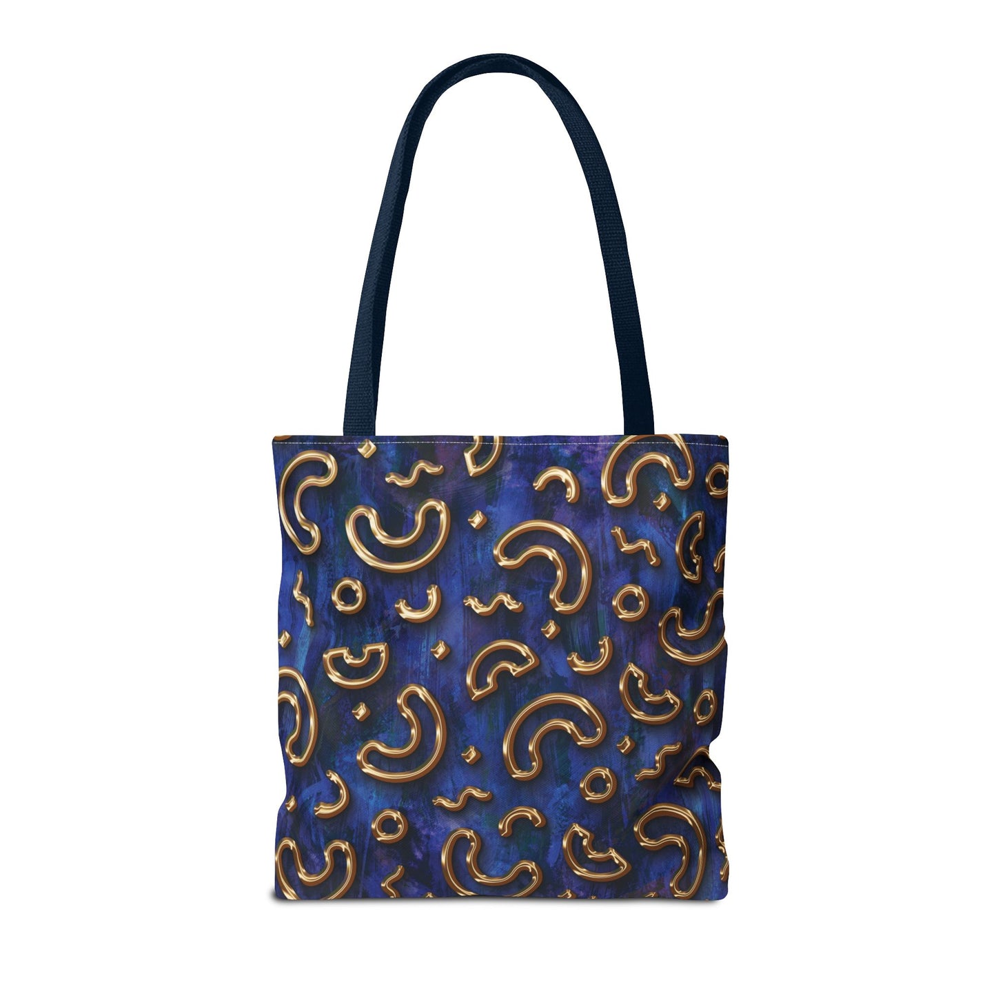 Stylish Patterned Tote Bag - Fun Macaroni Design for Everyday Use