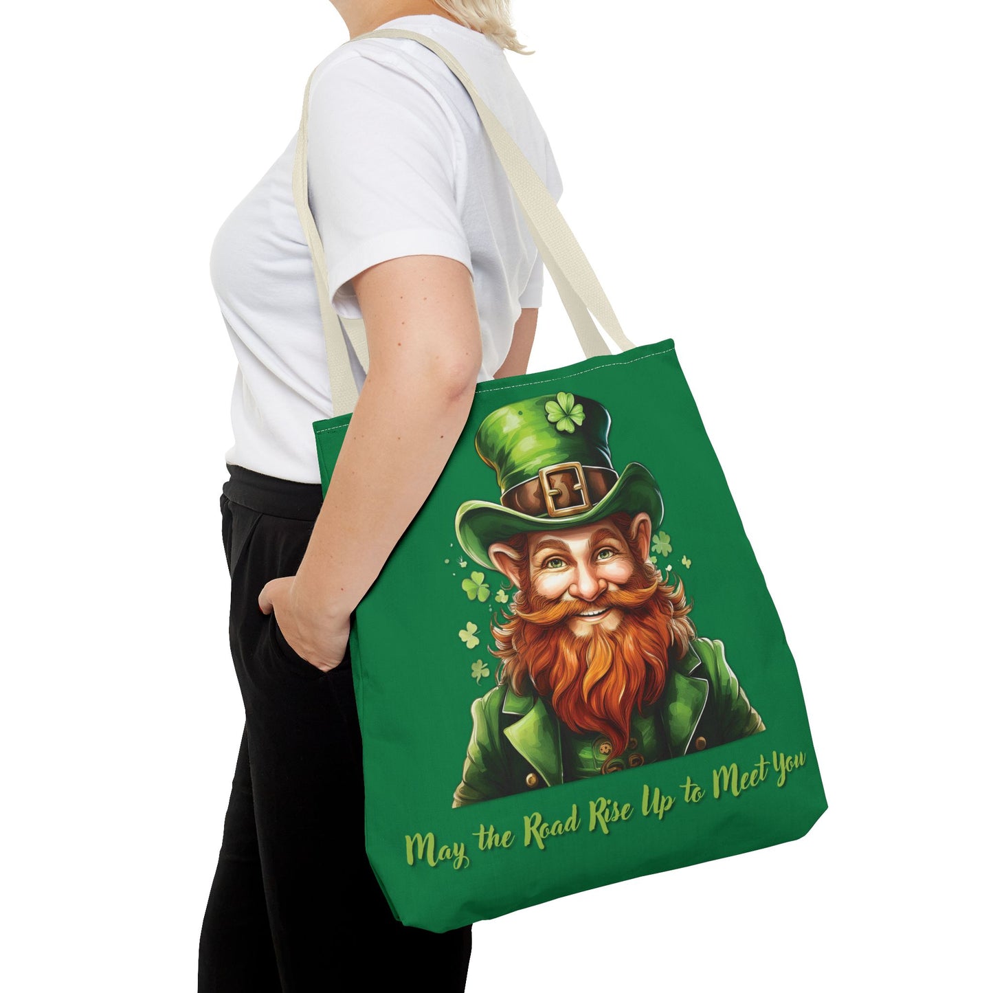 St. Patrick's Day Tote Bag - May the Road Rise Up to Meet You