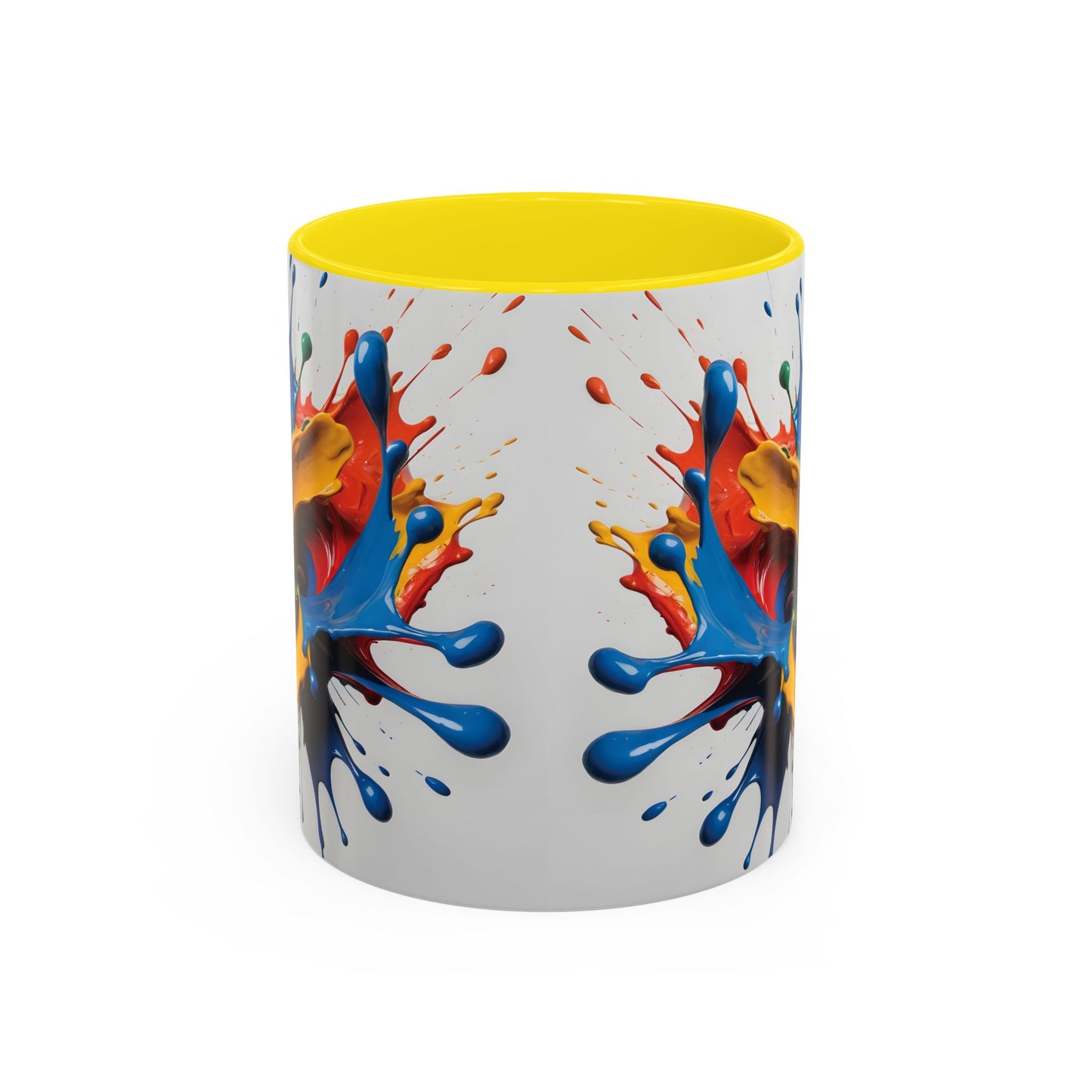 Coffee Mug: Splash of Joy Color Explosion Abstract Art Design
