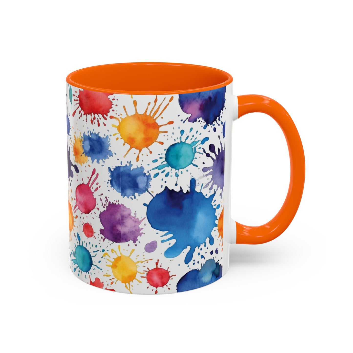 Coffee Mug: Splash Color Explosion Abstract Art Design