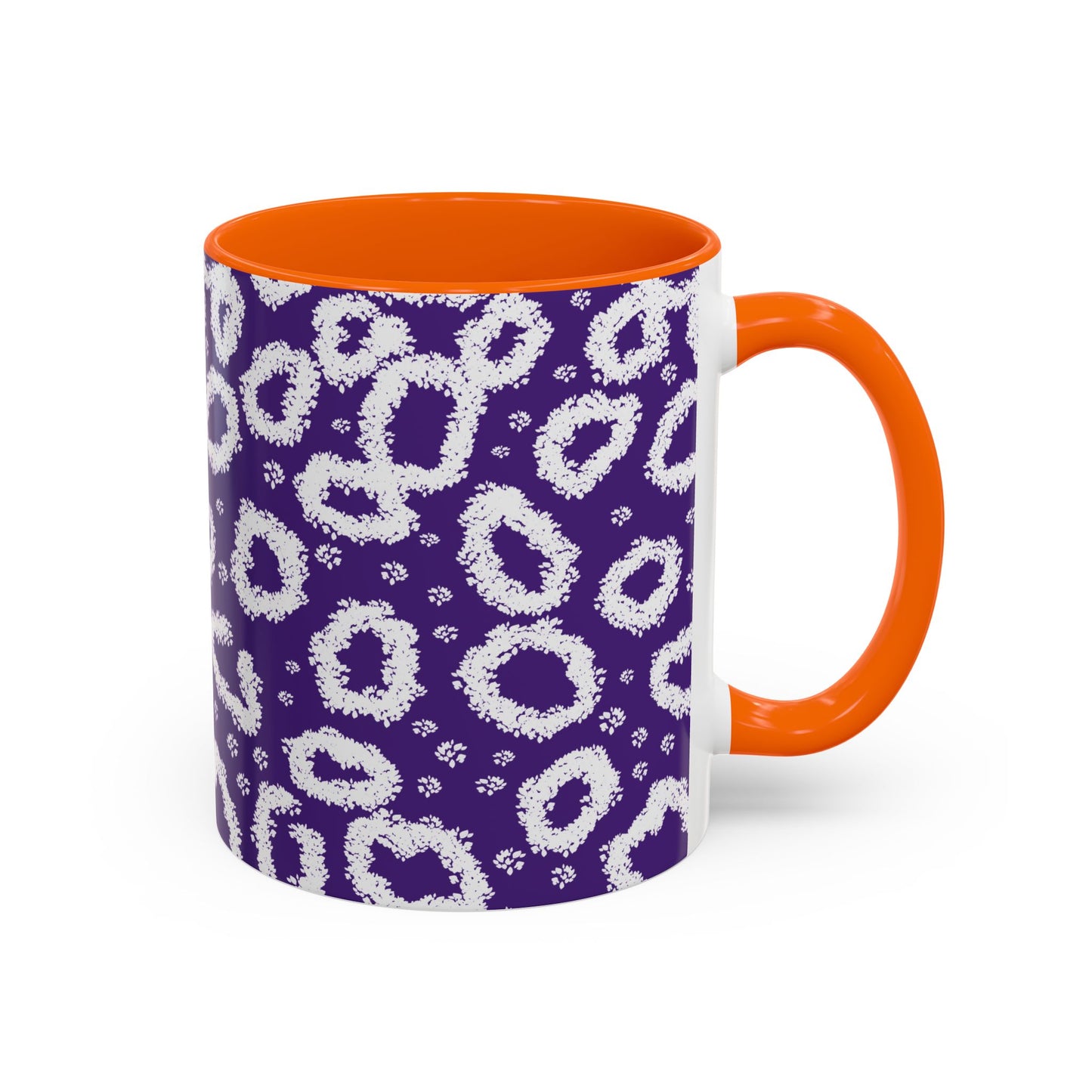 Trendy Purple Leopard Print Coffee Mug - 11 & 15oz