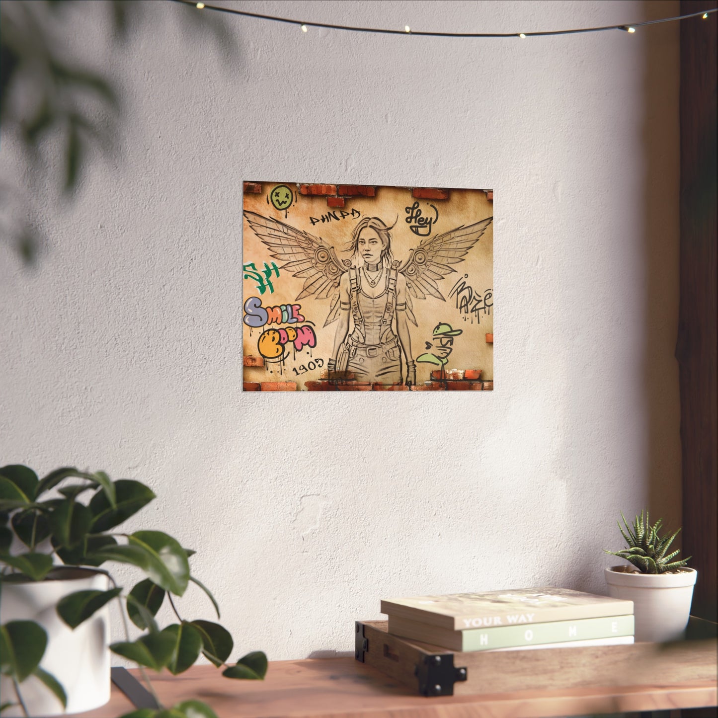 Urban Art Print, Inspirational Wall Decor, Graffiti Poster, Home Decor, Unique Gift for Art Lovers