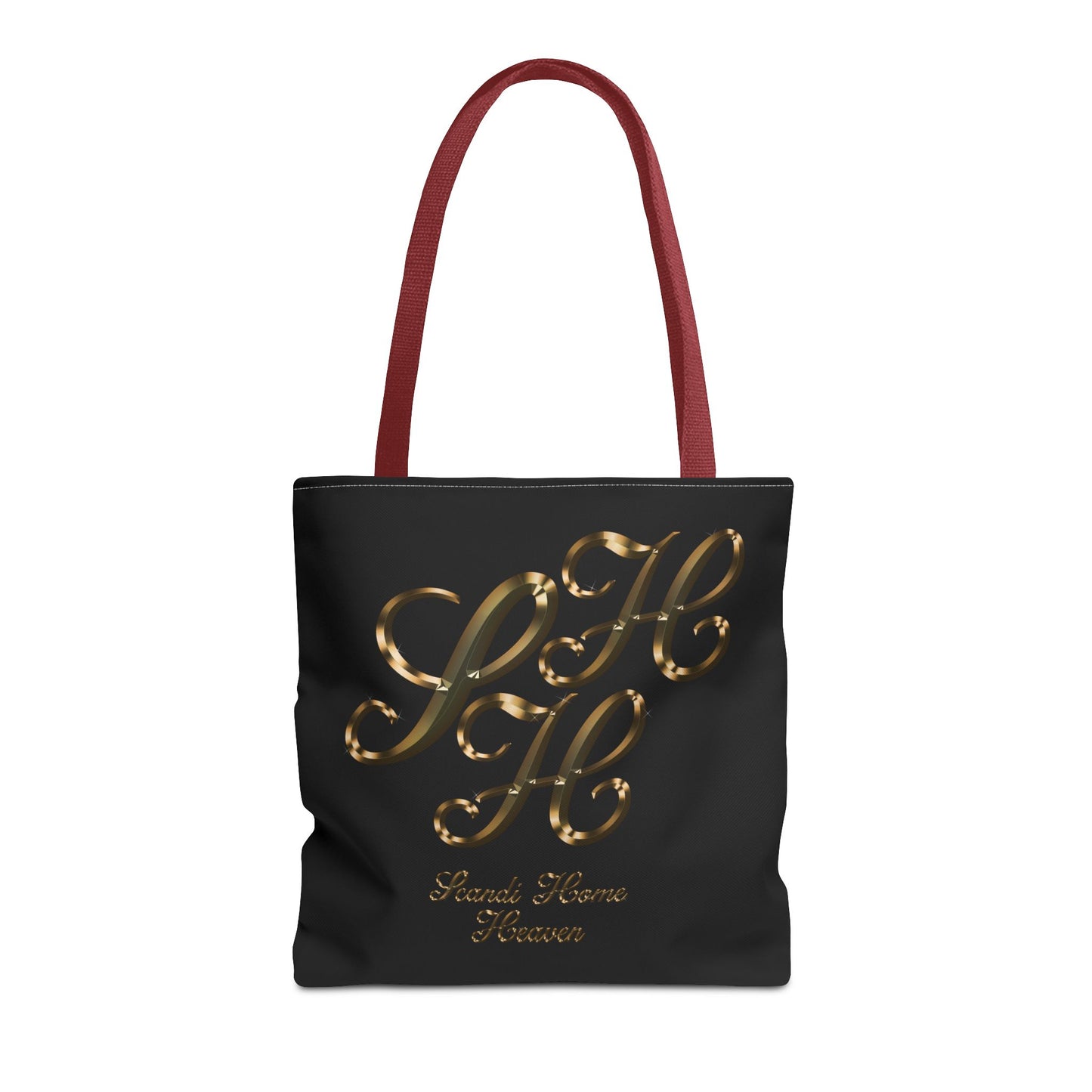 Tote Bag - Golden colored Scandi Home Heaven Designer Logo