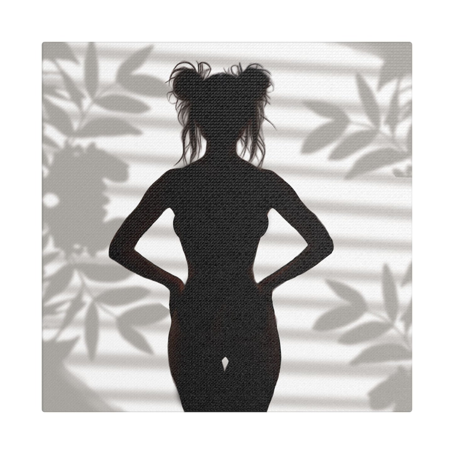 "Roxie" Confident Woman - Empowerment Wall Decor - Silhouette Poster - Elegant Abstract Canvas Art, Home Decor, Minimalist Wall Art, Modern Art, Bedroom Aesthetic, Gift for Art Lovers