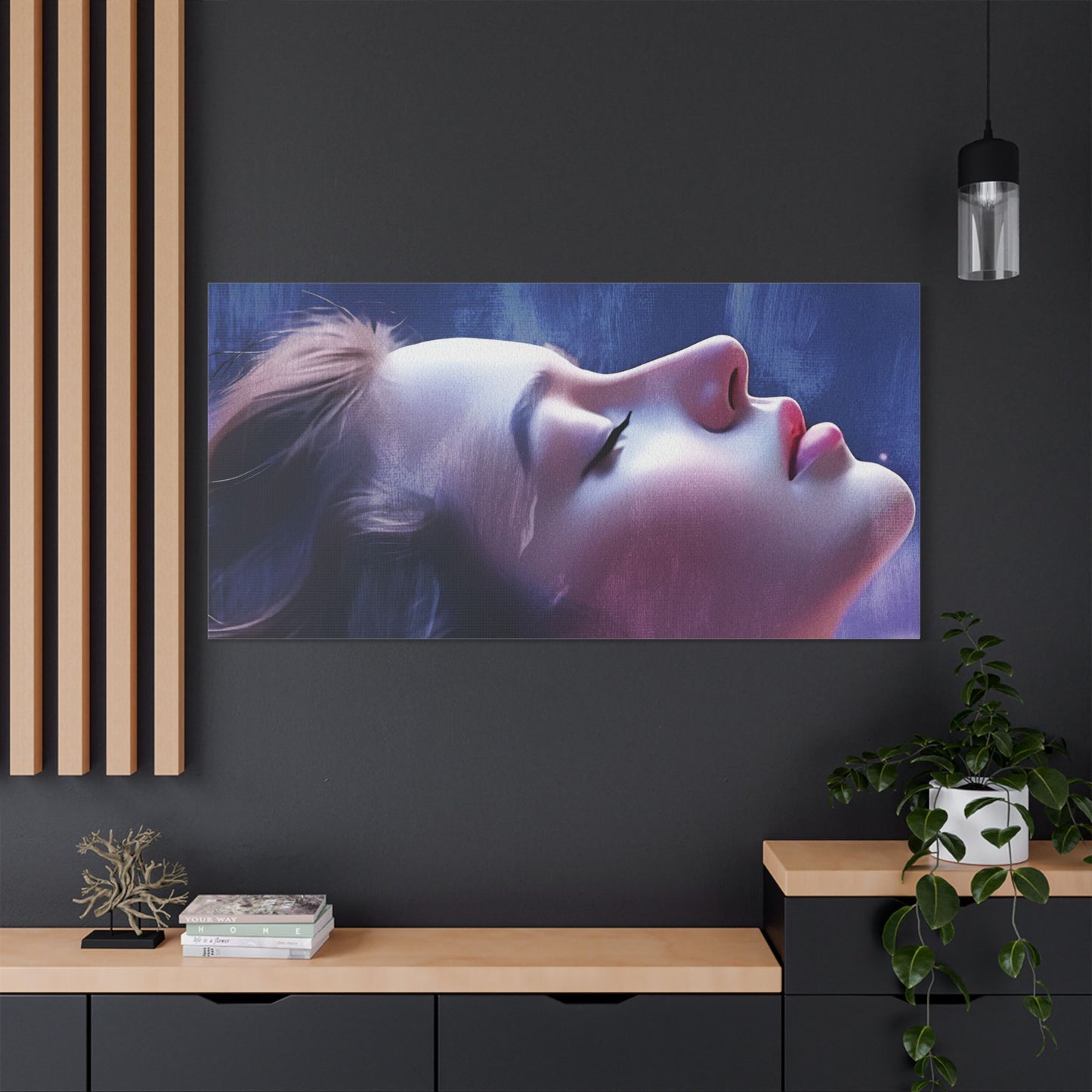 Ethereal Reverie: Embrace Cosmic Serenity, Let Inner Light Shine Through the Stars of Your Dreams - Artistic Stretched Canvas Print, Abstract Wall Art, Home Decor, Gift for Art Lovers, Contemporary Artwork, Aesthetic Room Decoration